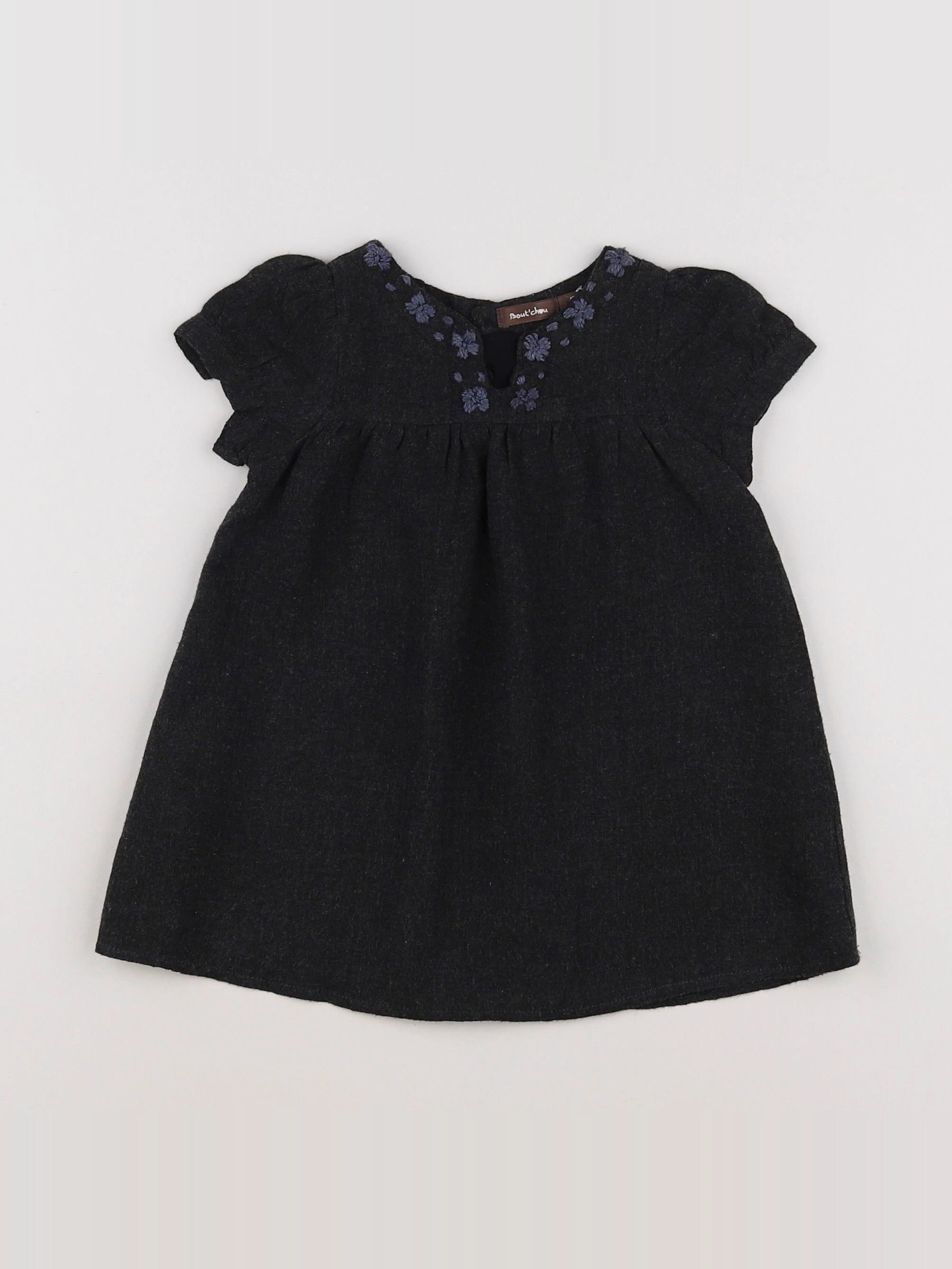 Boutchou - robe gris - 9 mois