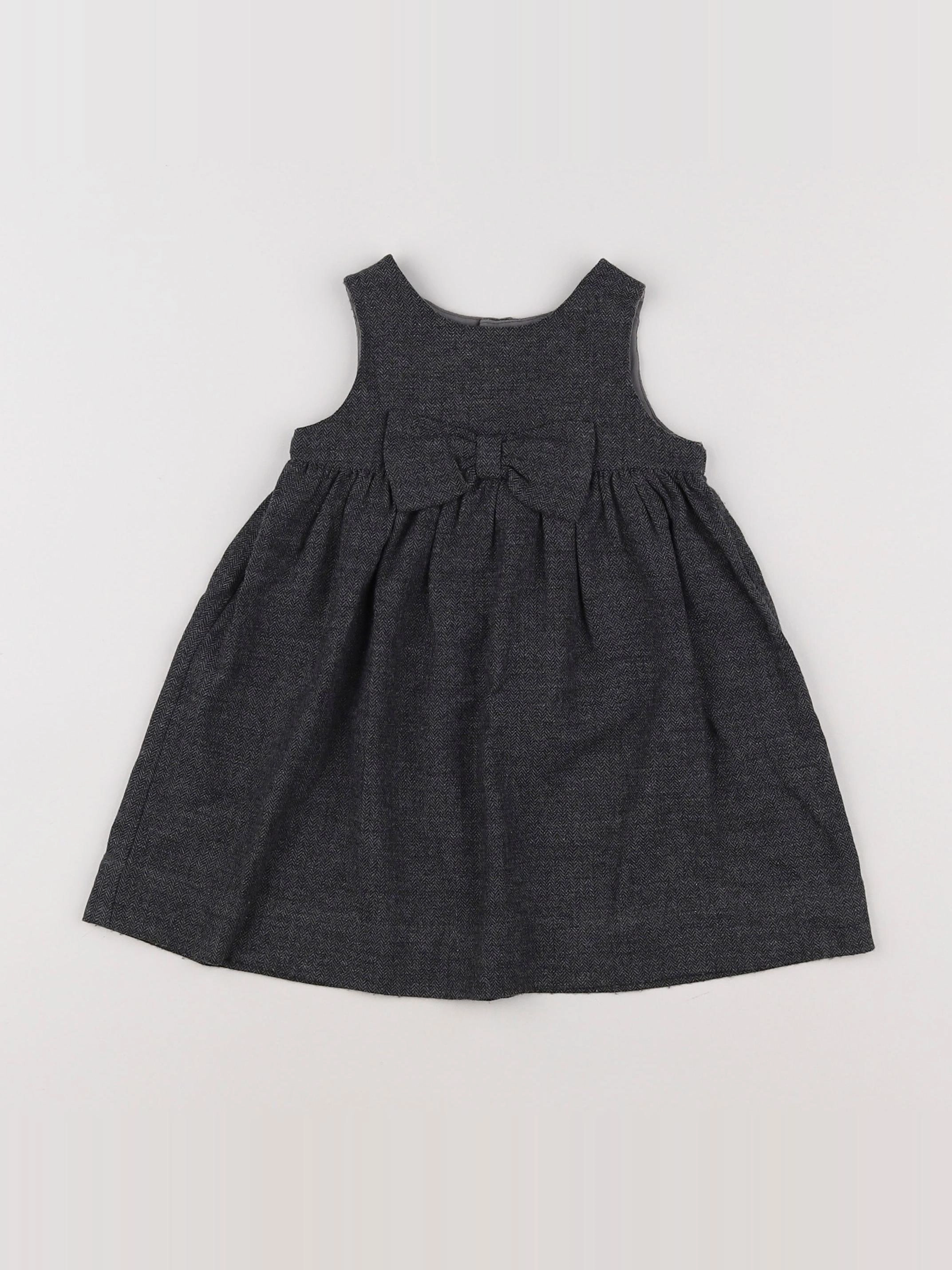 Boutchou - robe gris - 9 mois