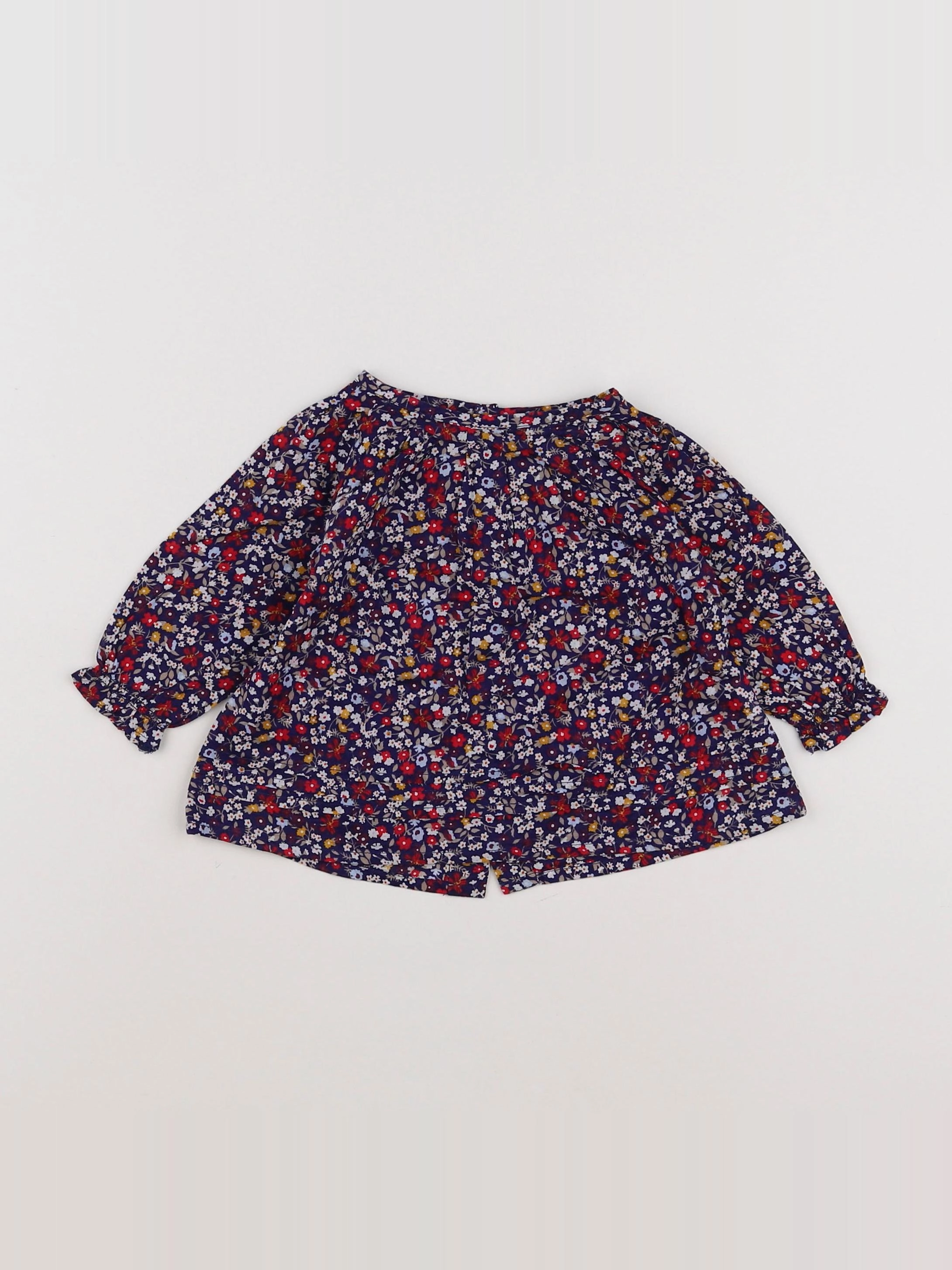 Boutchou - blouse multicolore - 6 mois