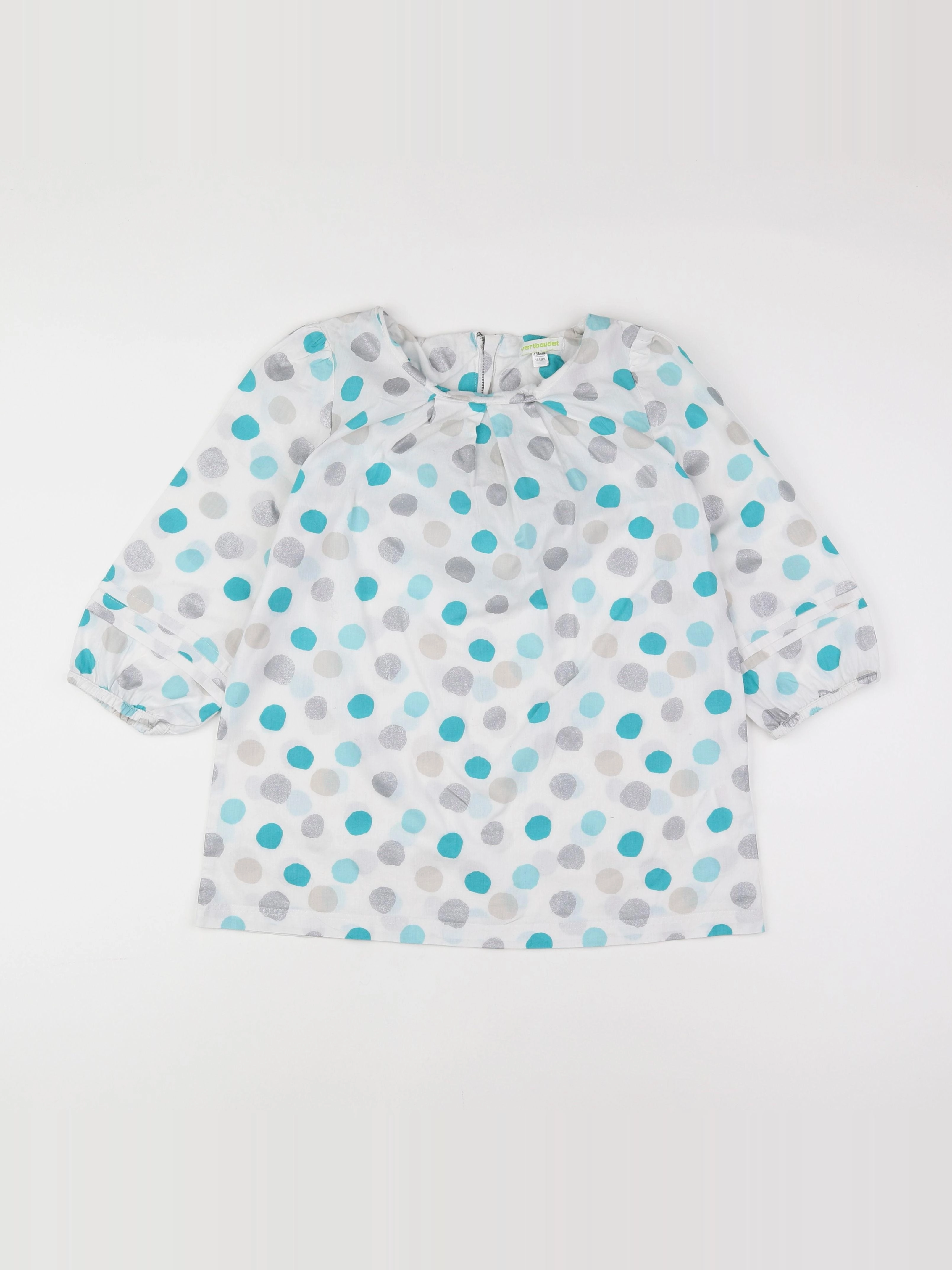 Vertbaudet - blouse bleu - 10 ans