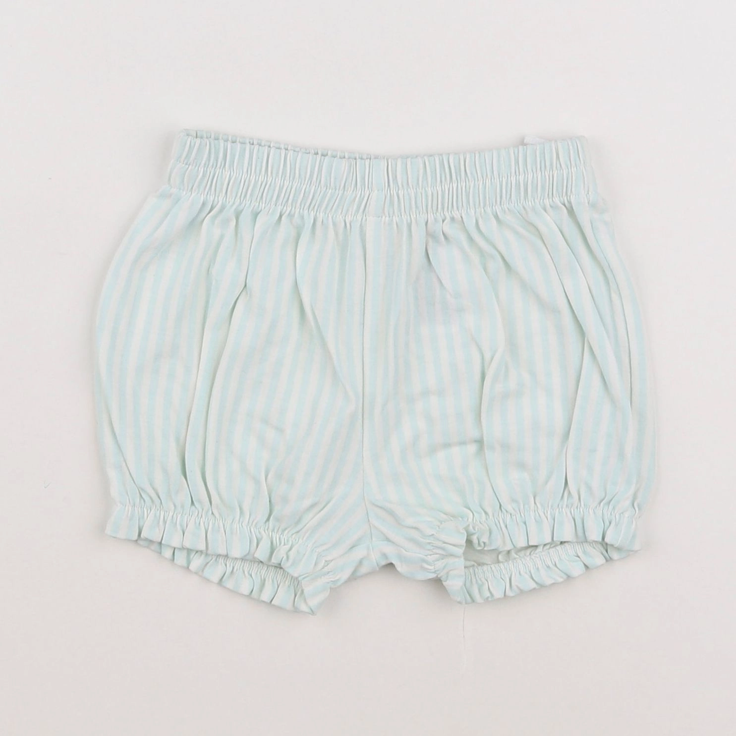 H&M - bloomer blanc, bleu - 9/12 mois