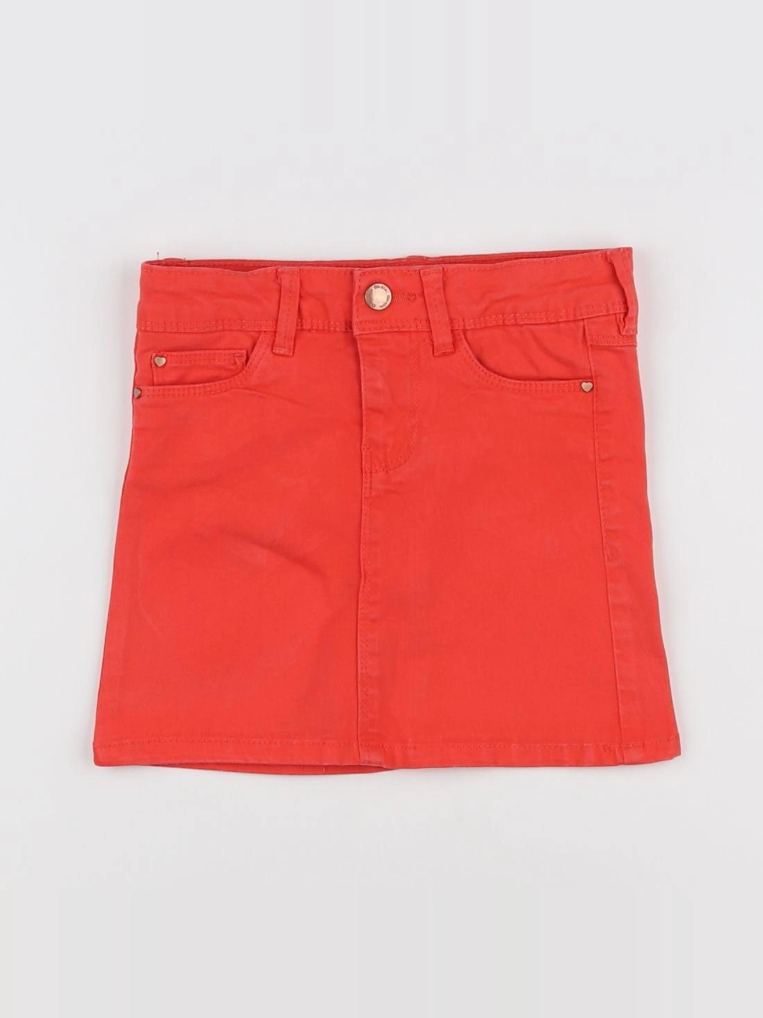 Okaidi - jupe orange - 4 ans