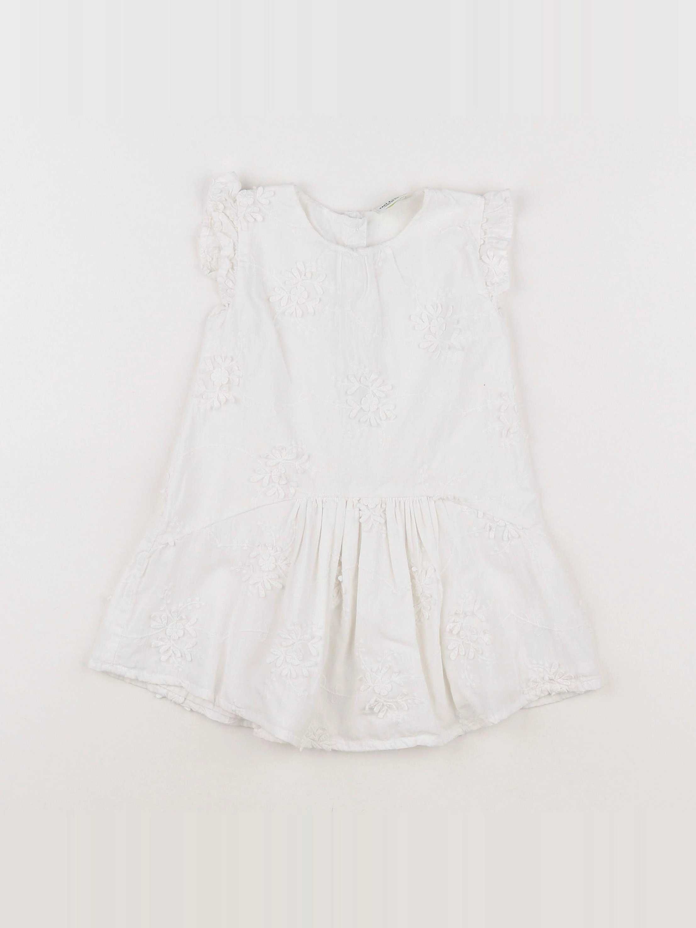 Tape à l'oeil - robe blanc - 18 mois