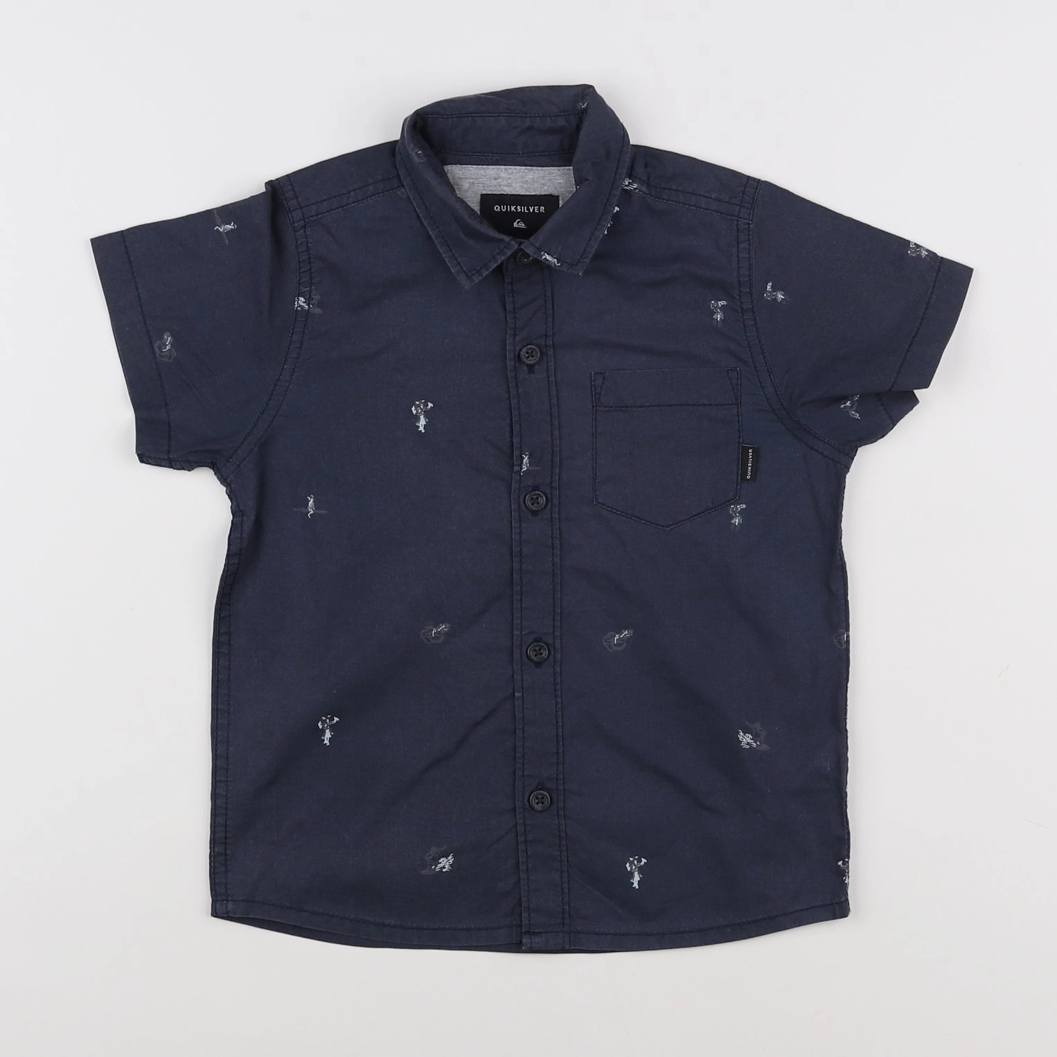 Quicksilver - chemise bleu - 5 ans