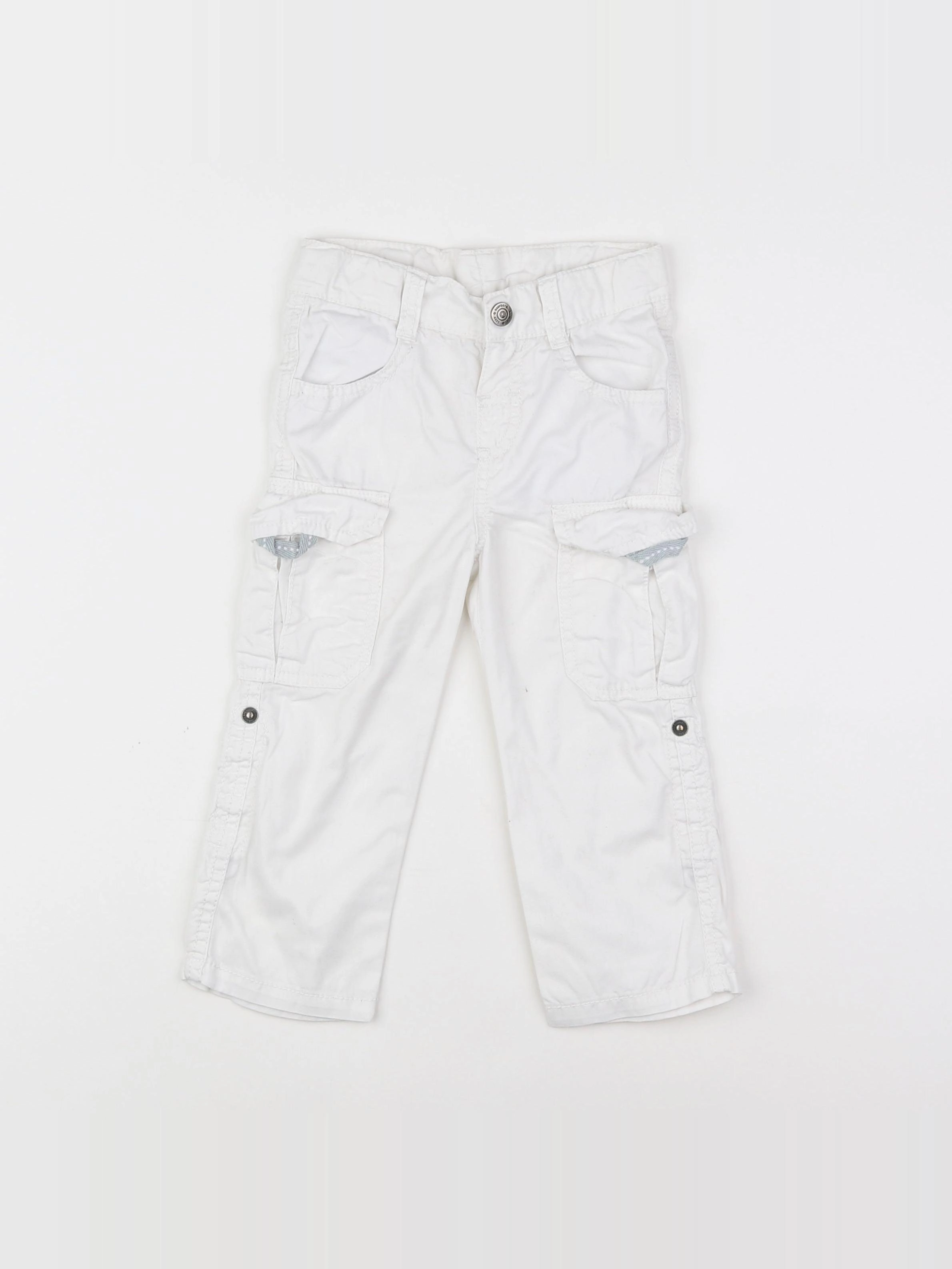 Tape à l'oeil - pantalon blanc - 18 mois