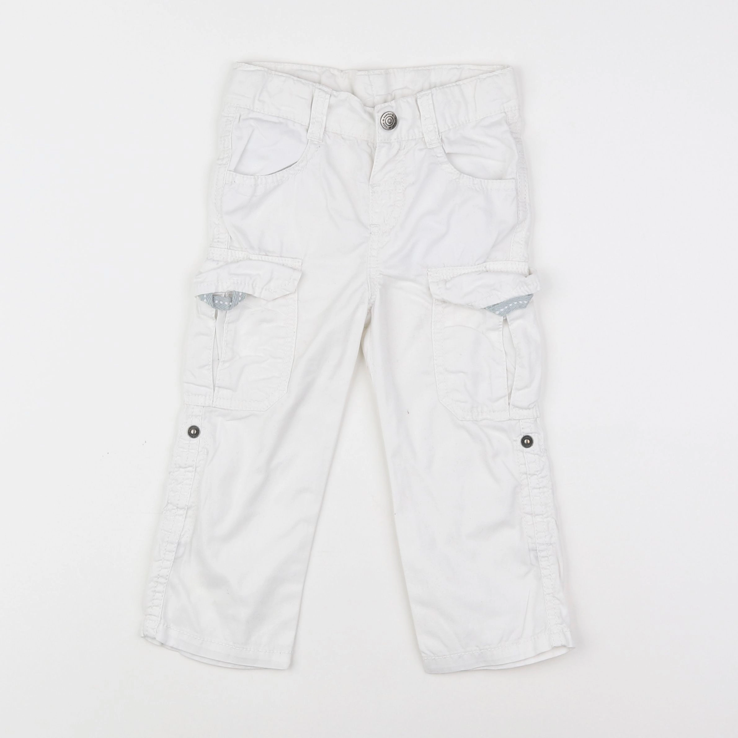 Tape à l'oeil - pantalon blanc - 18 mois