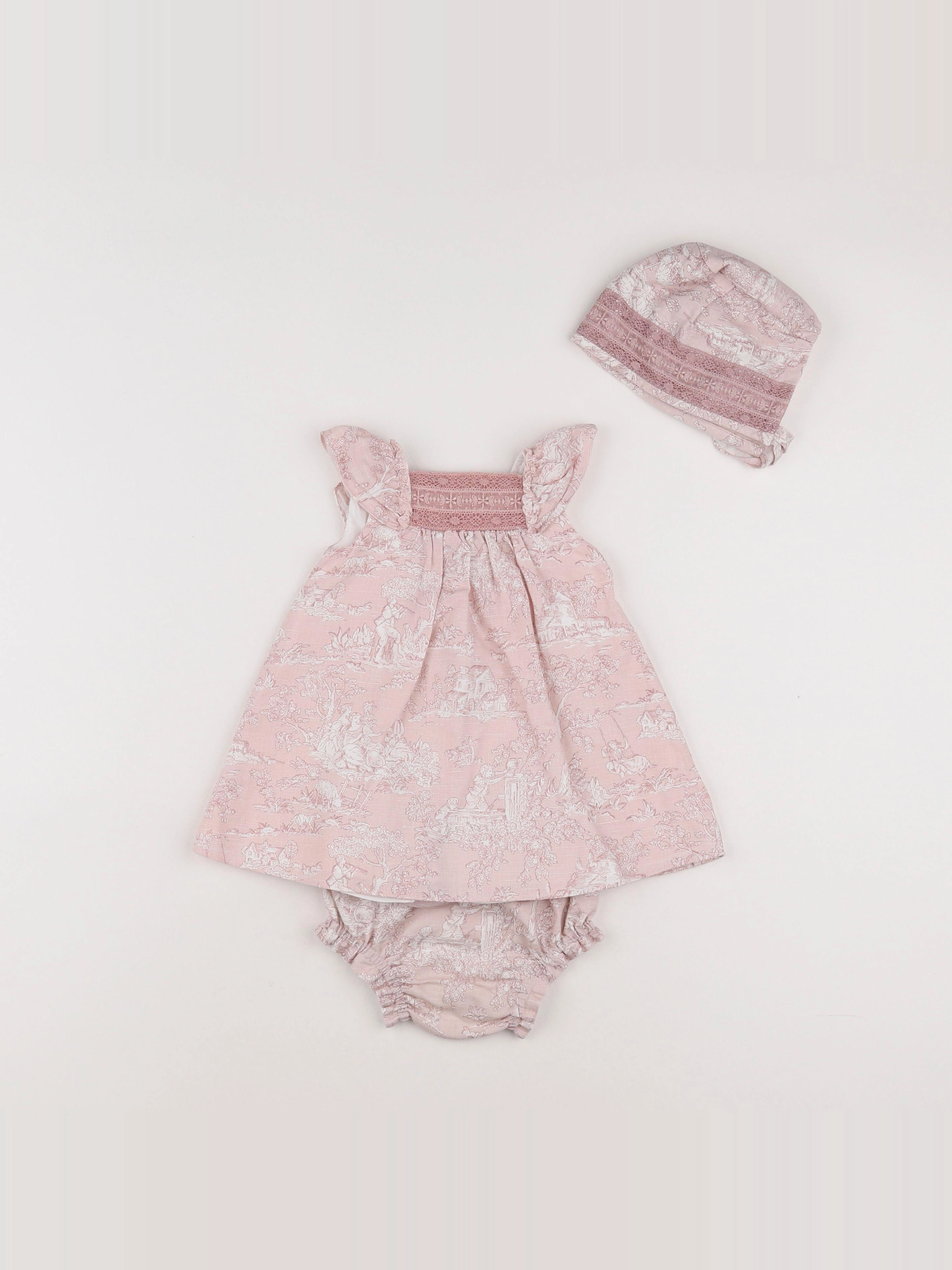 Nanos baby - robe rose - 6 mois