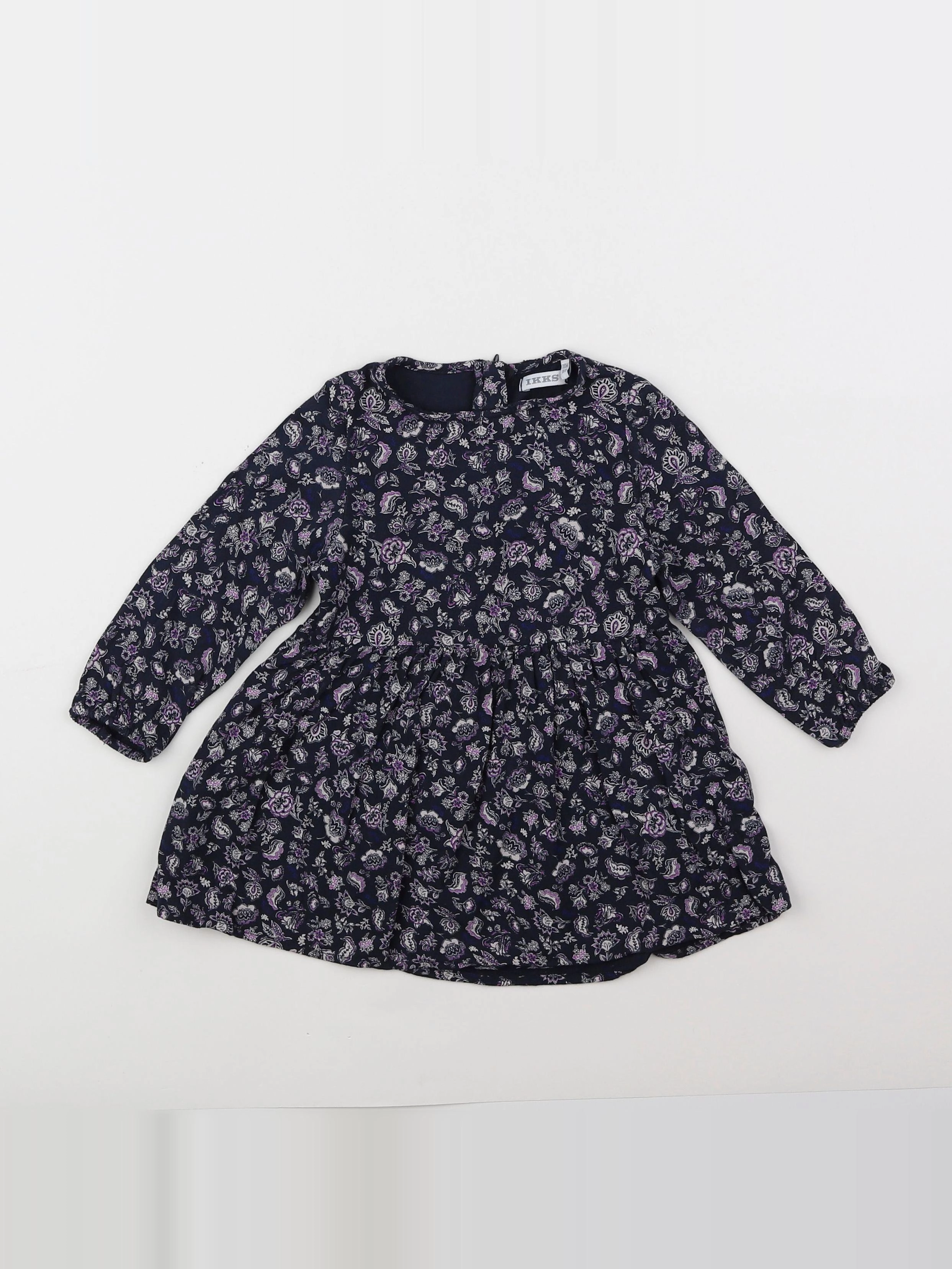 IKKS - robe bleu - 18 mois