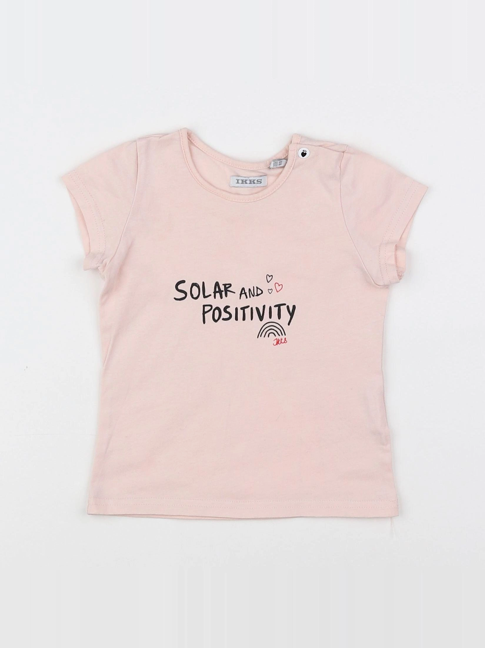 IKKS - tee-shirt rose - 18 mois