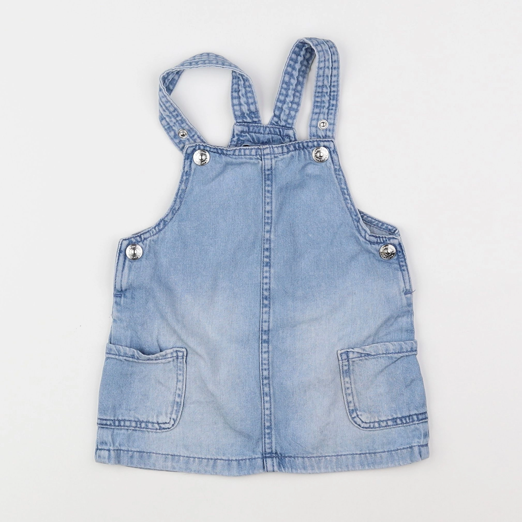 H&M - robe bleu - 9 mois