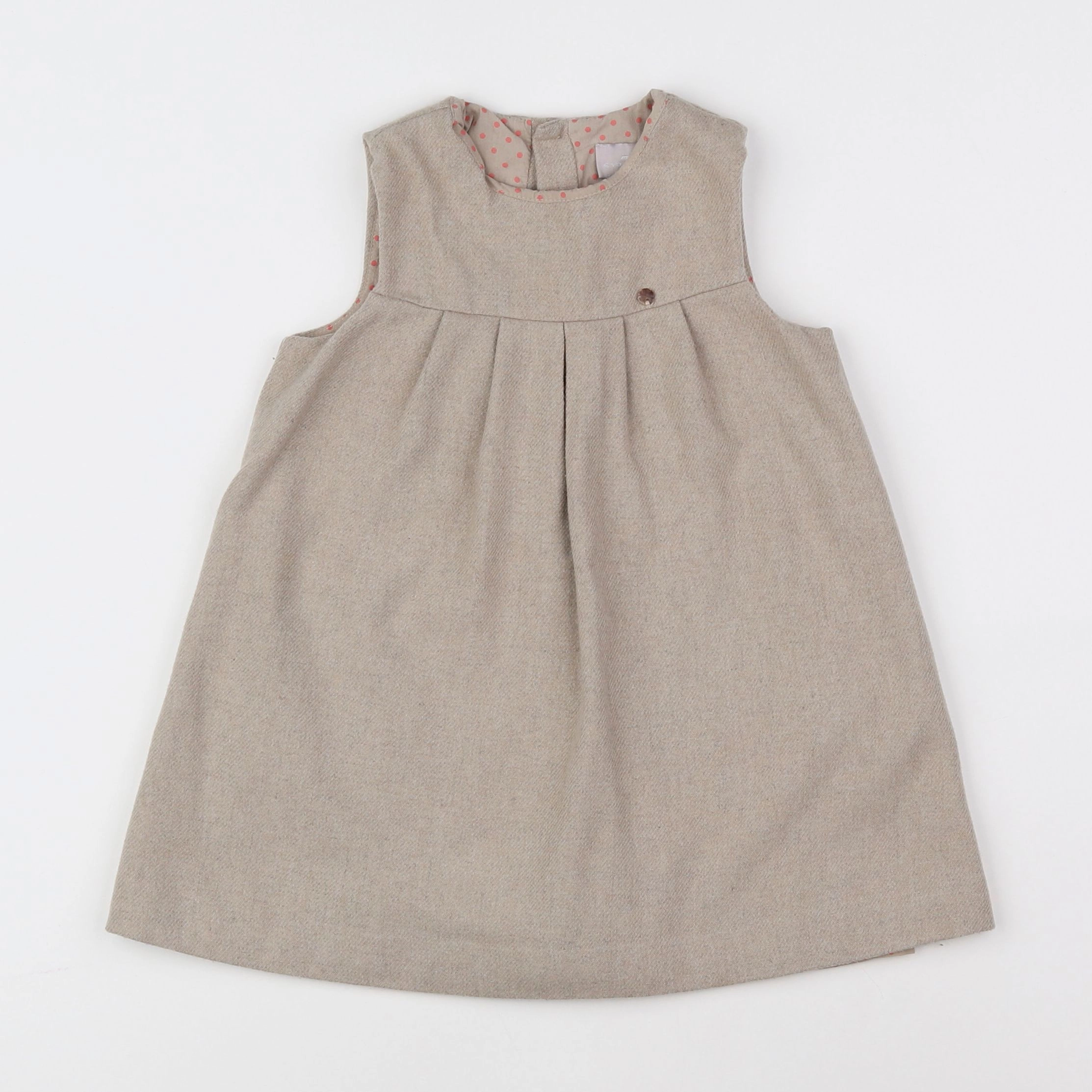 Cyrillus - robe marron - 2 ans