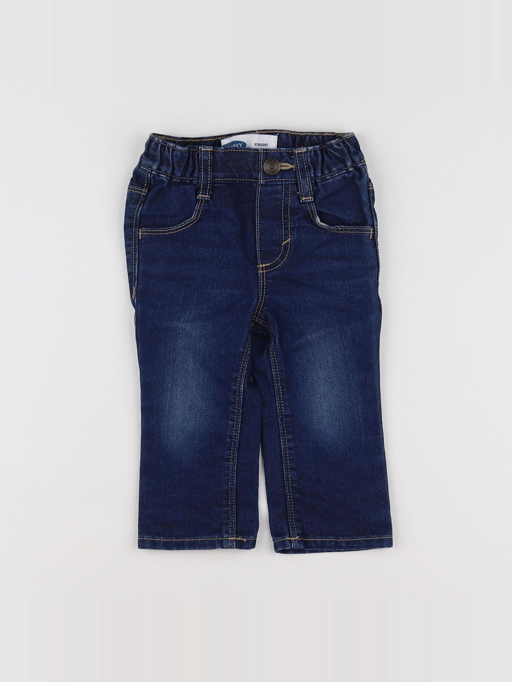 Old Navy - jean bleu - 12/18 mois