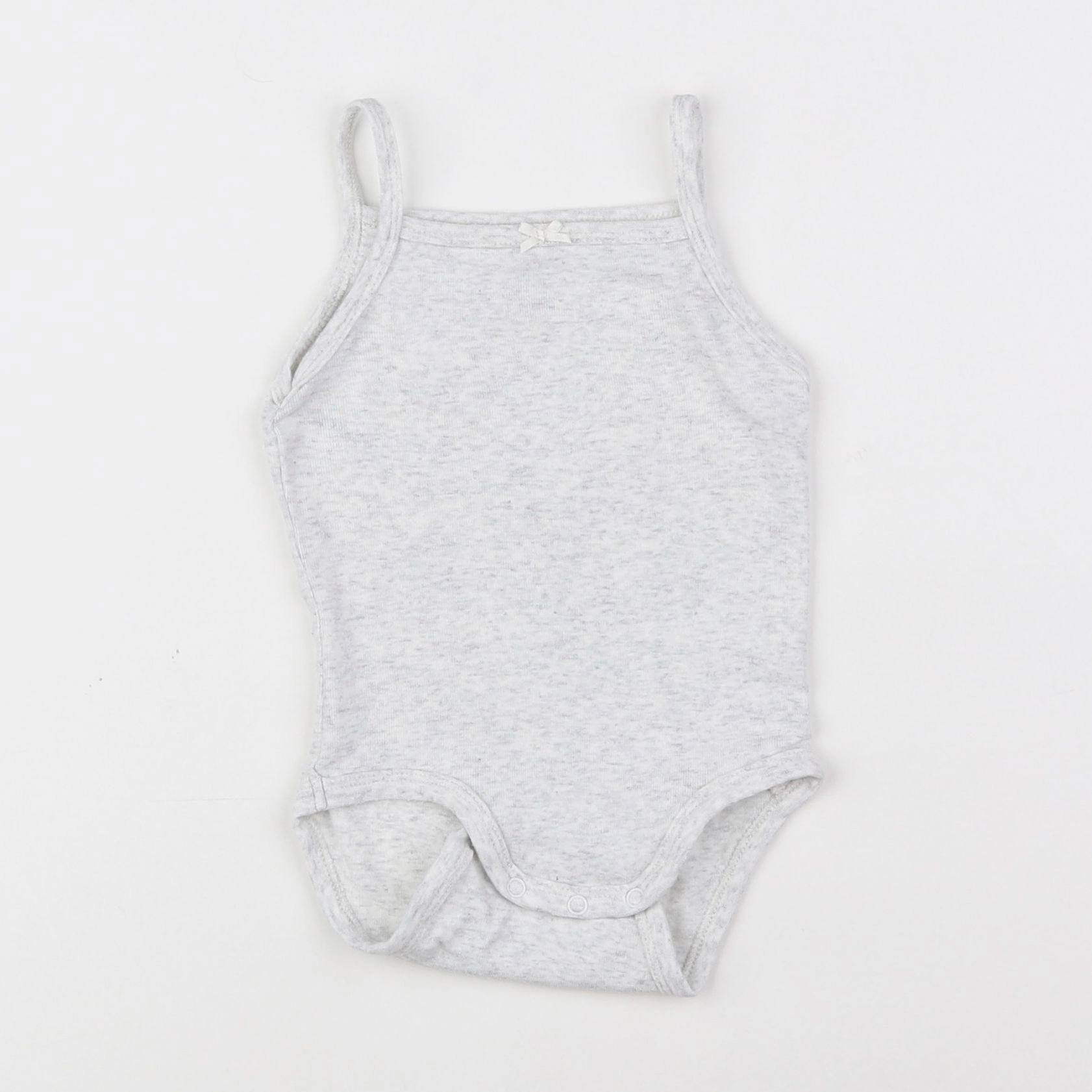 H&M - body gris - 3 mois