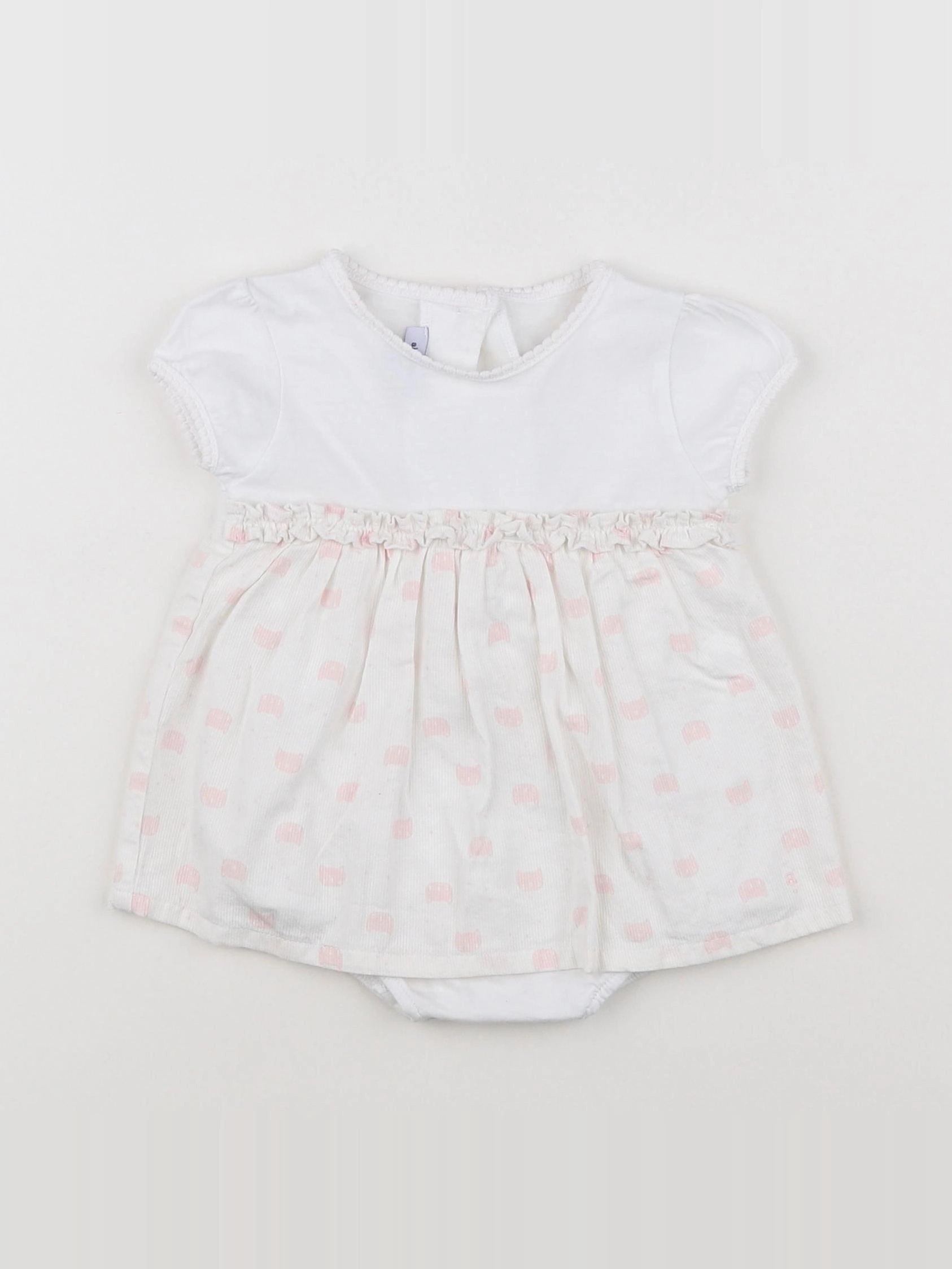 Absorba - body robe blanc - 3 mois