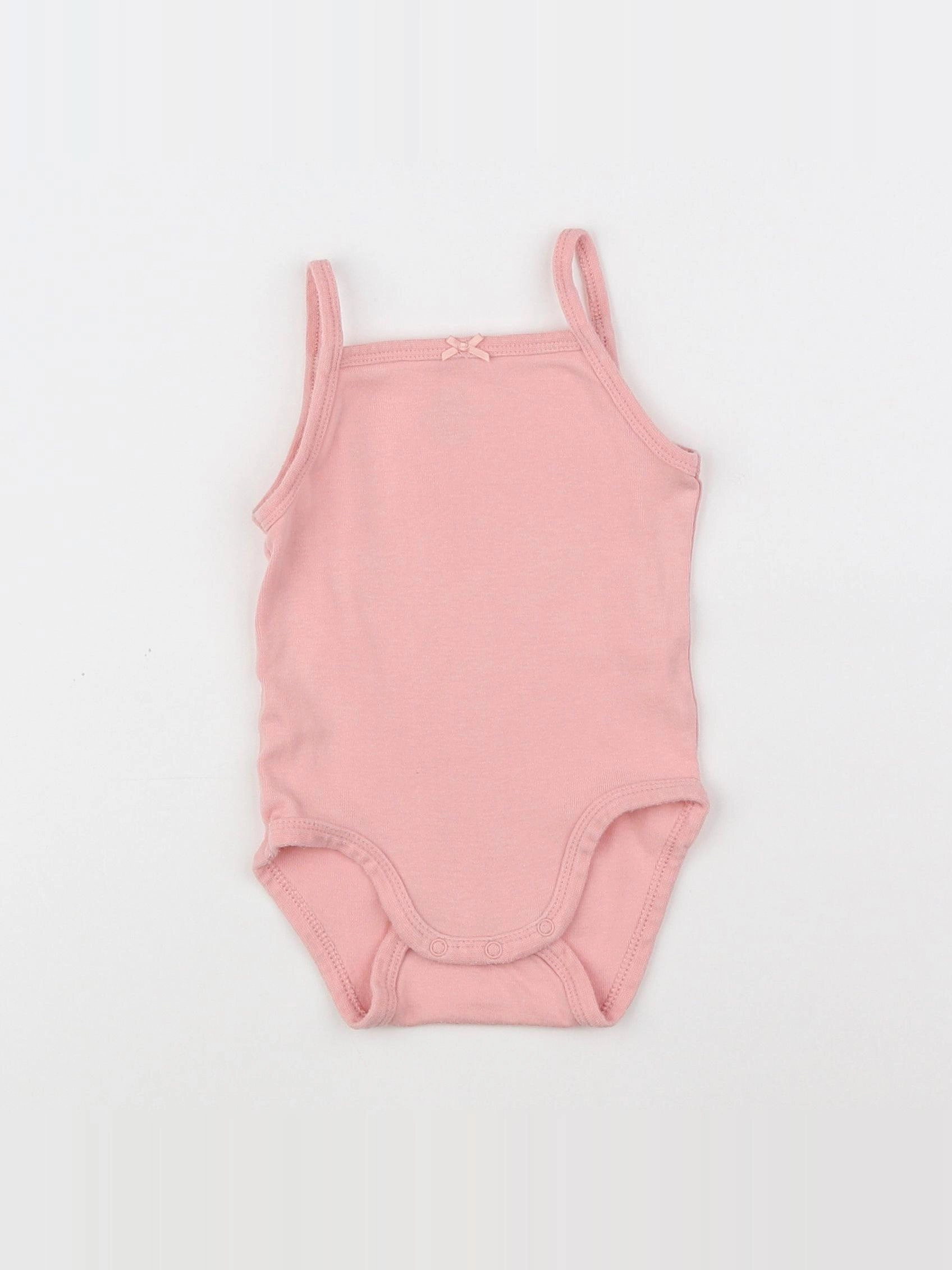 H&M - body rose - 3 mois