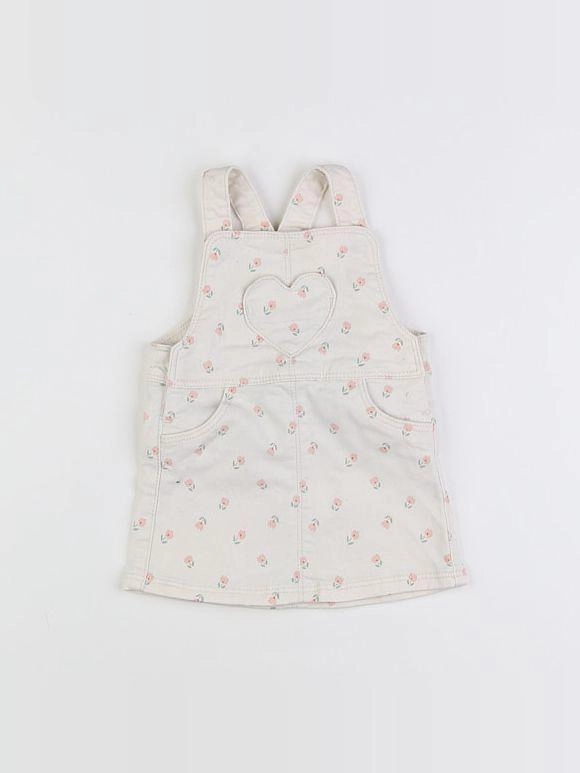 Tape à l'oeil - robe blanc - 9 mois