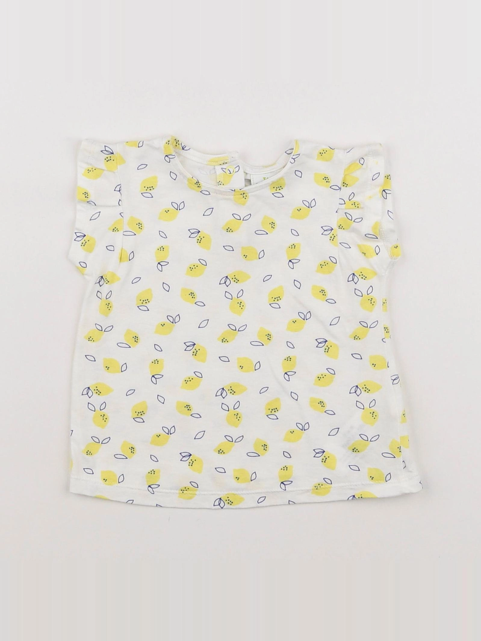 Tape à l'oeil - débardeur blanc, jaune - 12 mois