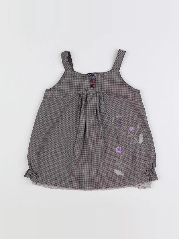 Terre de marins - robe gris - 18 mois