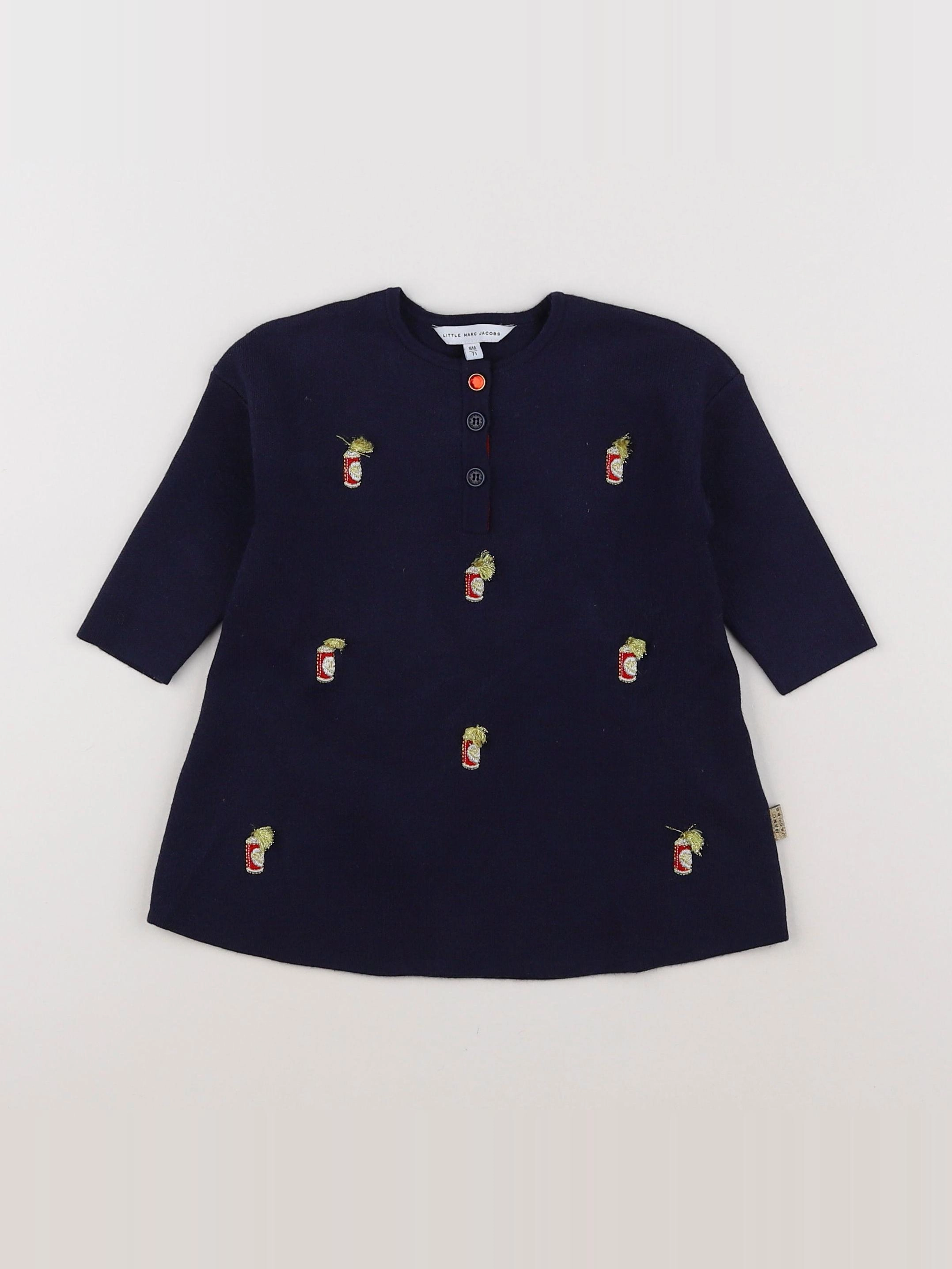 Little marc jacobs - robe bleu - 9 mois