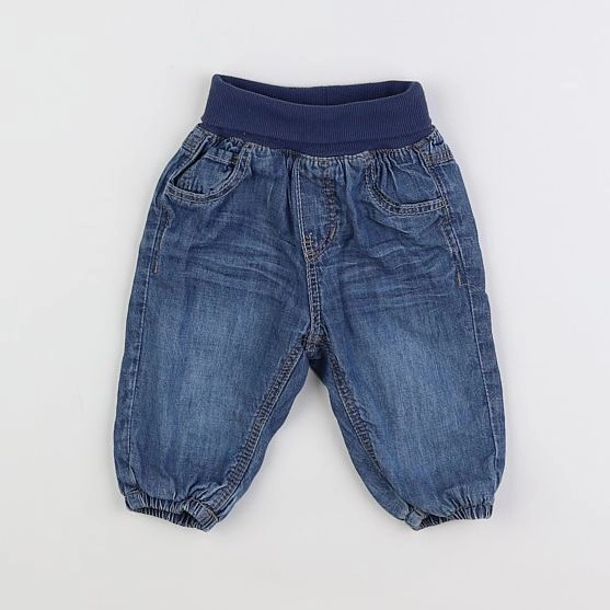 H&M - jean bleu - 3 mois