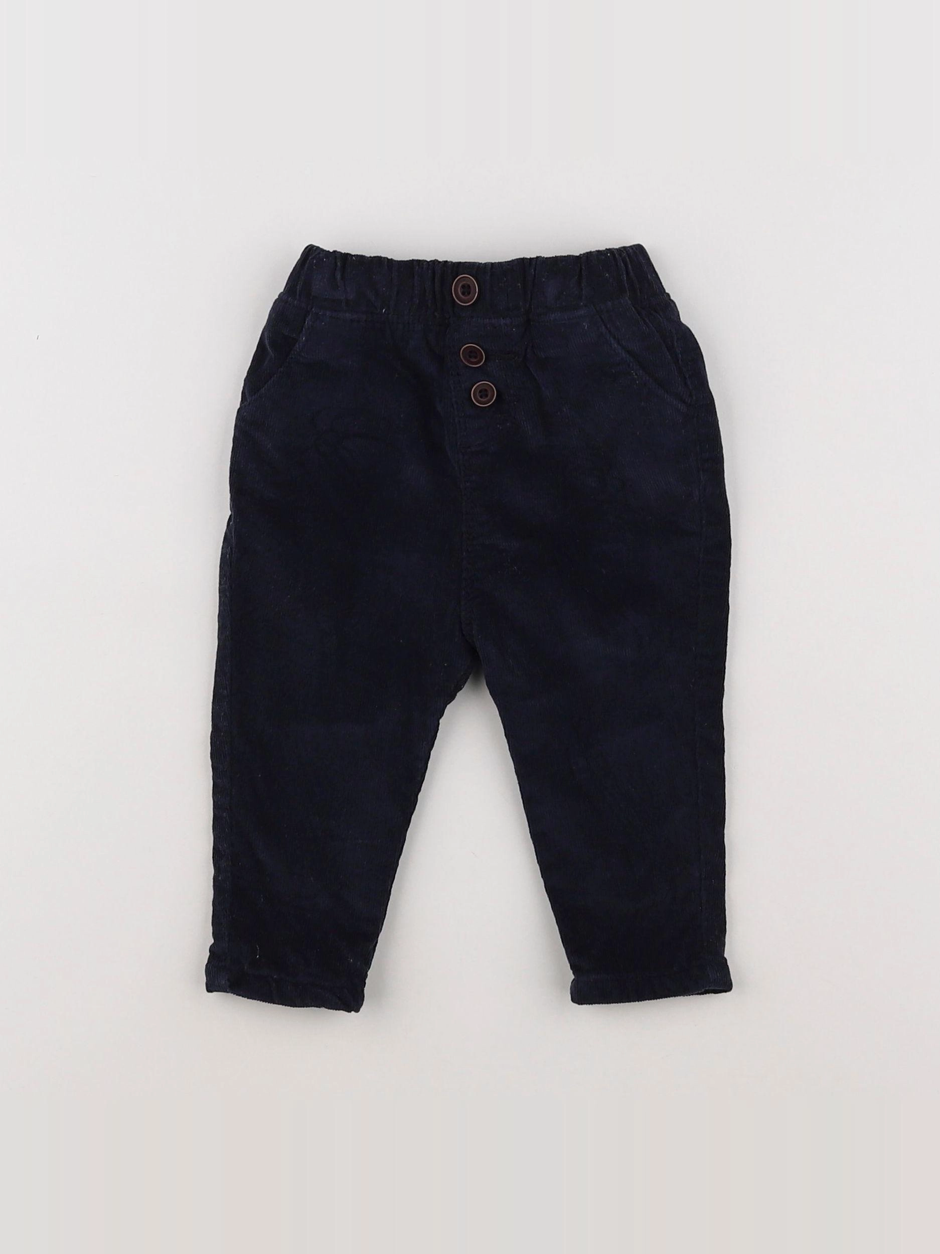 Tape à l'oeil - pantalon bleu - 6 mois