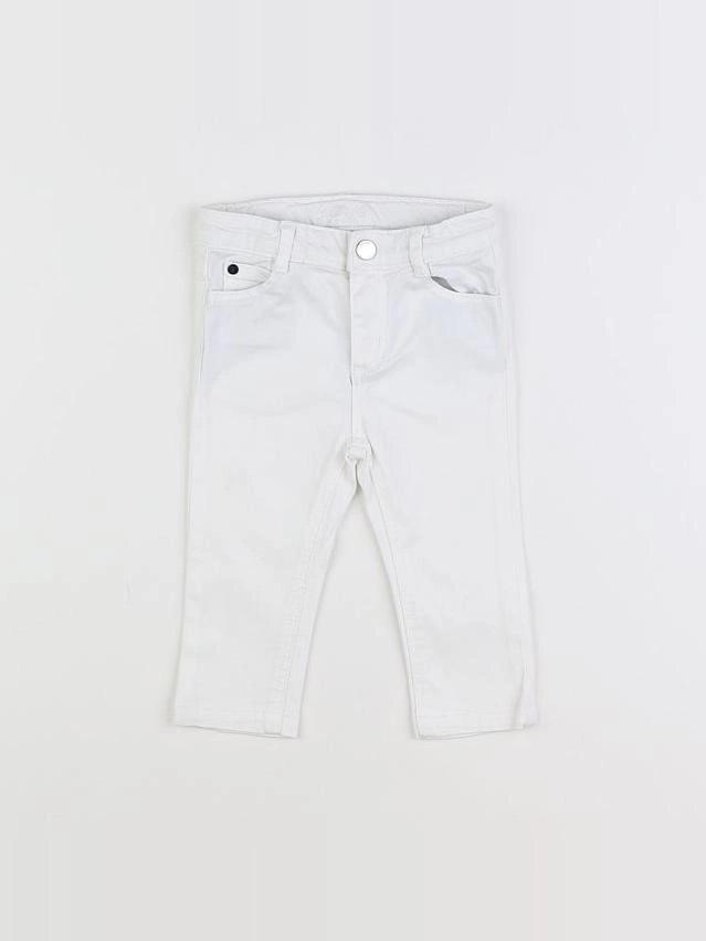 Jacadi - pantalon blanc - 12 mois