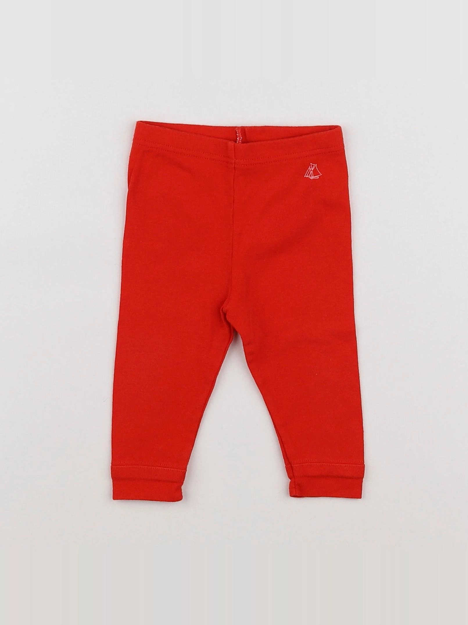 Petit Bateau - legging rouge - 6 mois