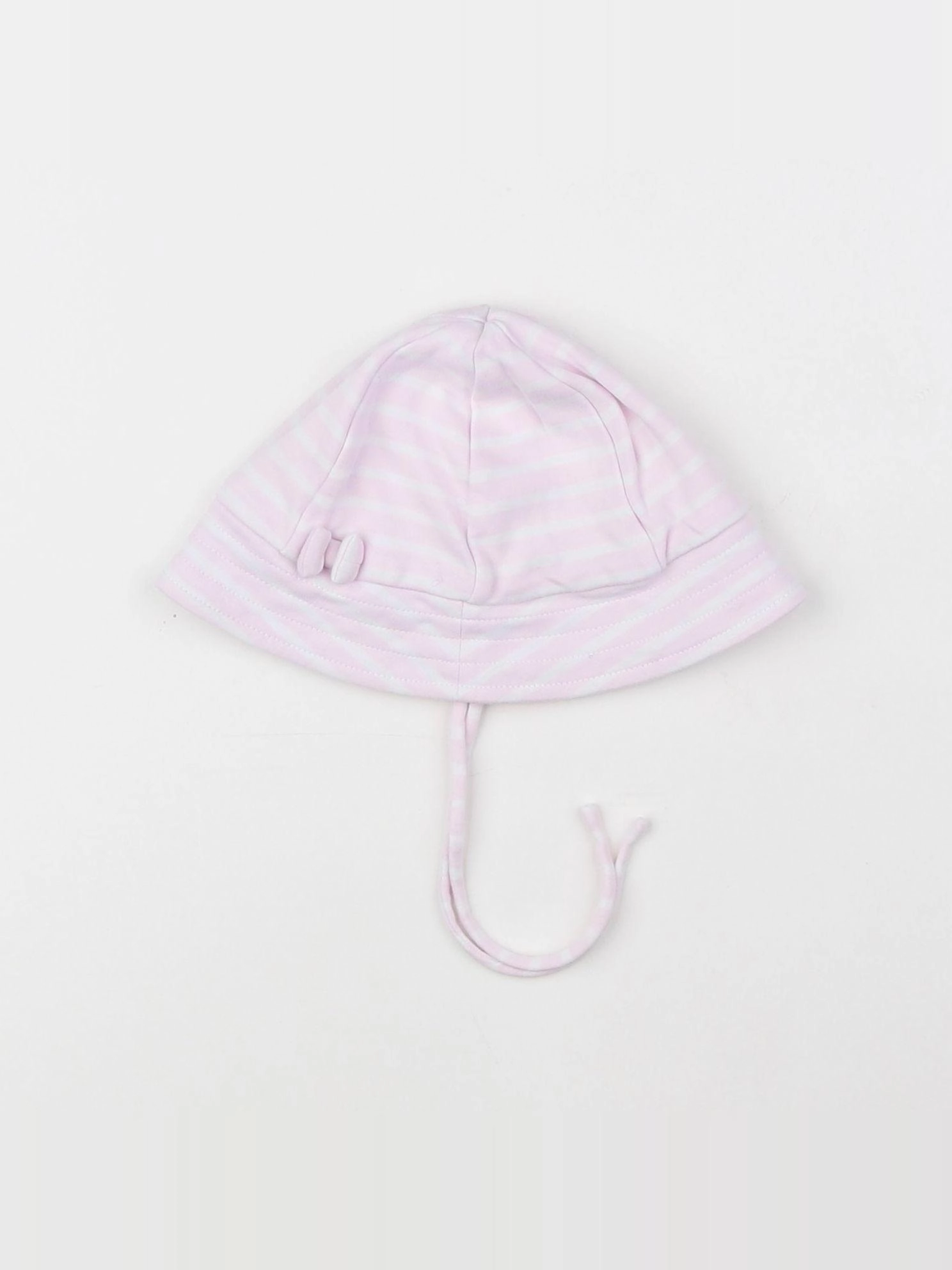 Jacadi - chapeau blanc, rose - 9/12 mois