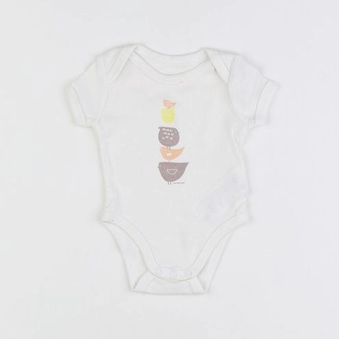 Vertbaudet - body blanc - 1 mois