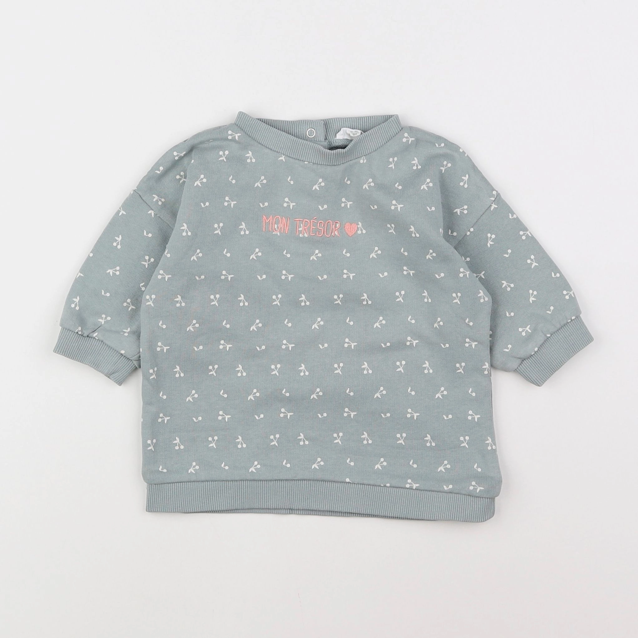 Vertbaudet - robe vert - 6 mois