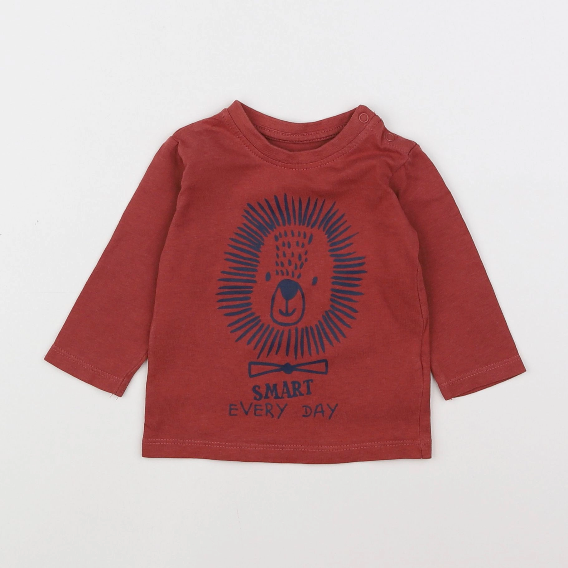 Vertbaudet - tee-shirt rouge - 3 mois