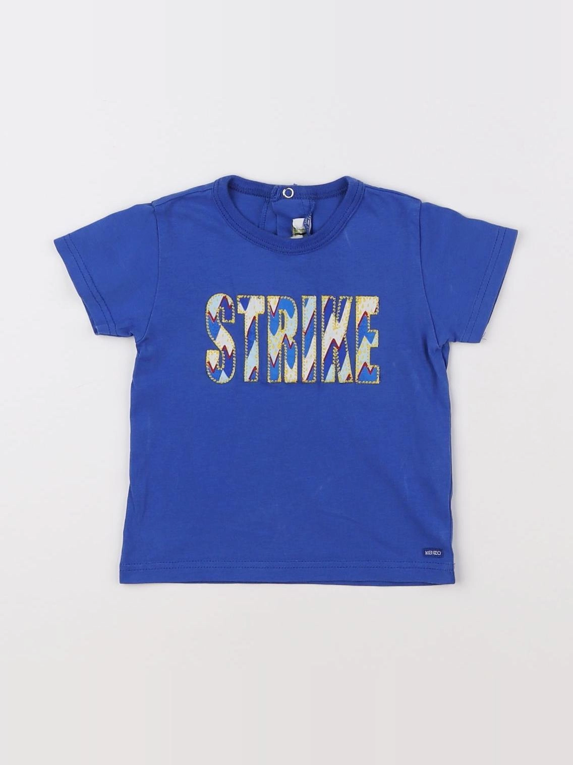 Kenzo - tee-shirt bleu, multicolore - 6 mois
