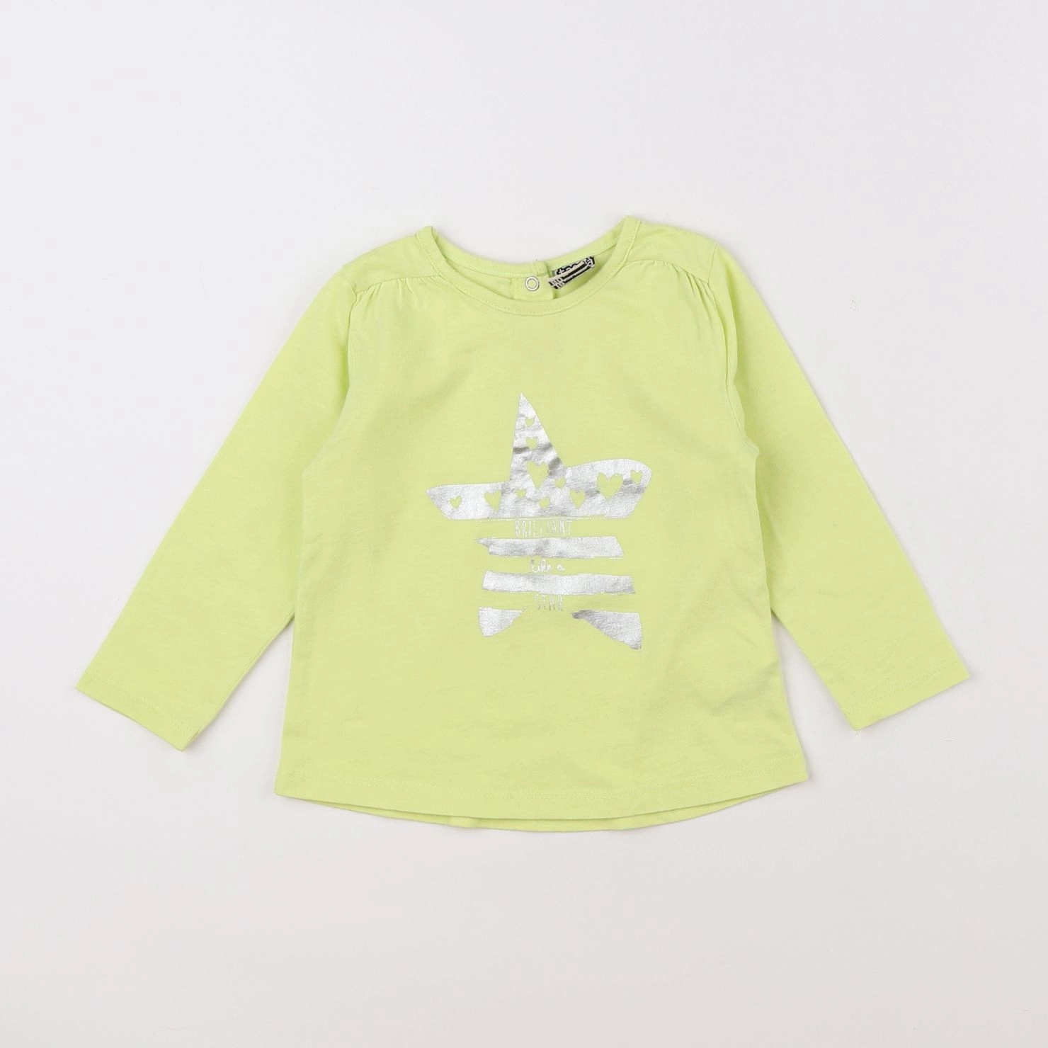 Tape à l'oeil - tee-shirt jaune - 18 mois