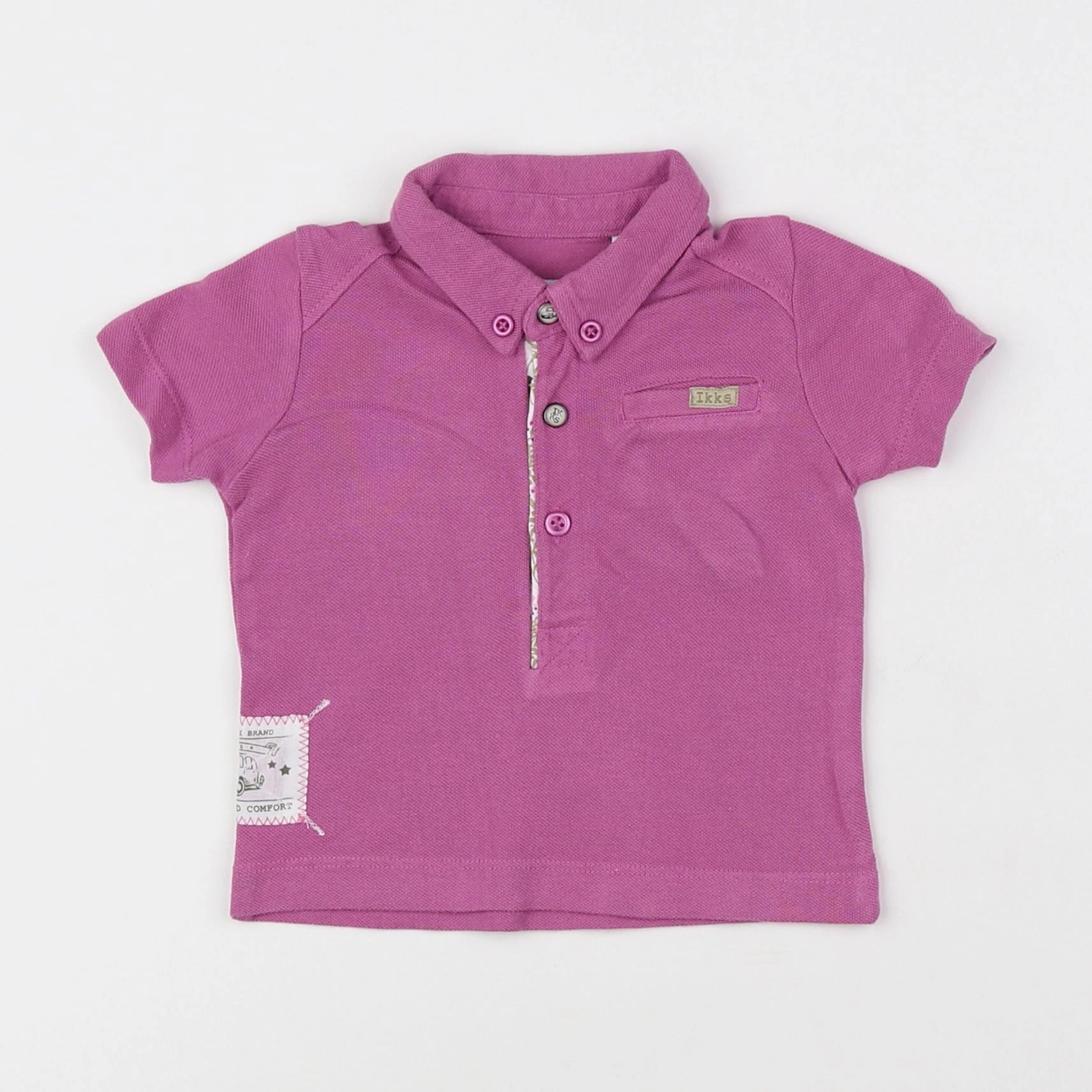 IKKS - polo rose - 3 mois