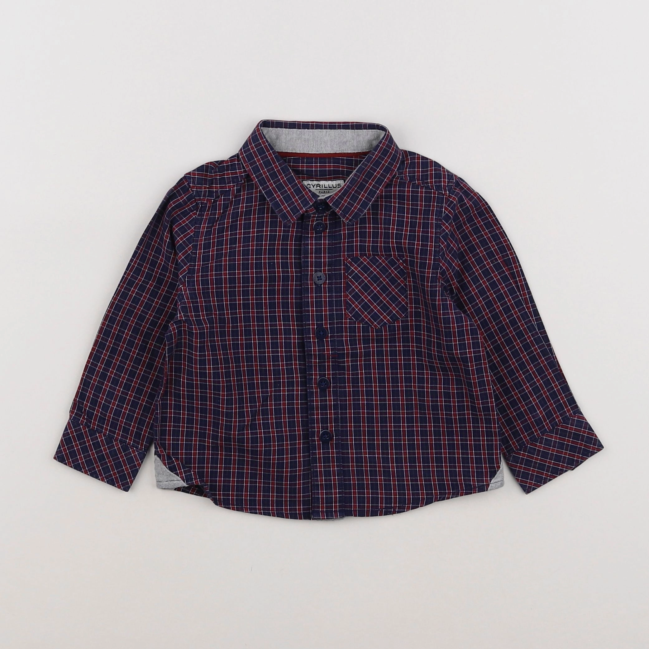 Cyrillus - chemise multicolore - 9 mois