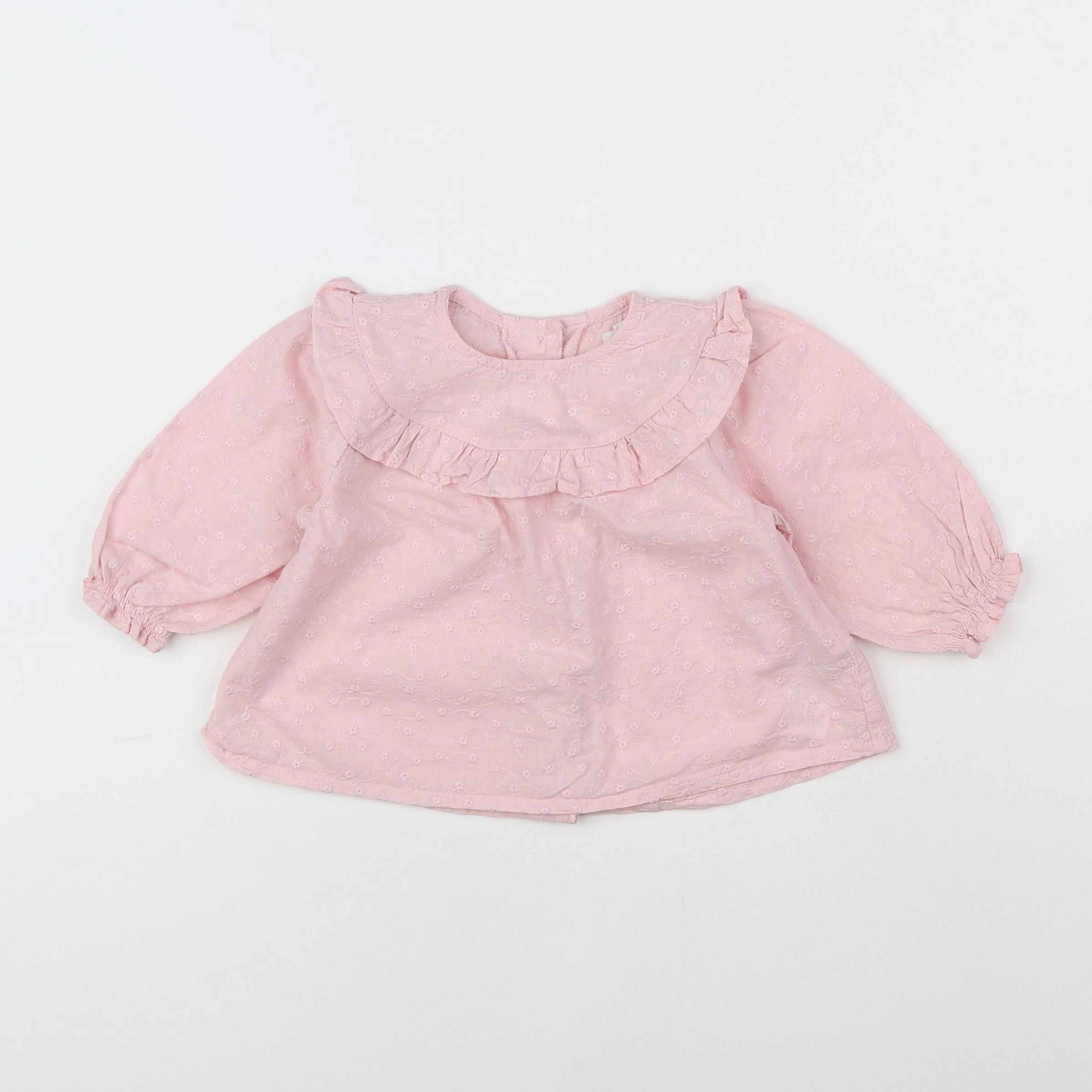 Vertbaudet - blouse rose - 6 mois