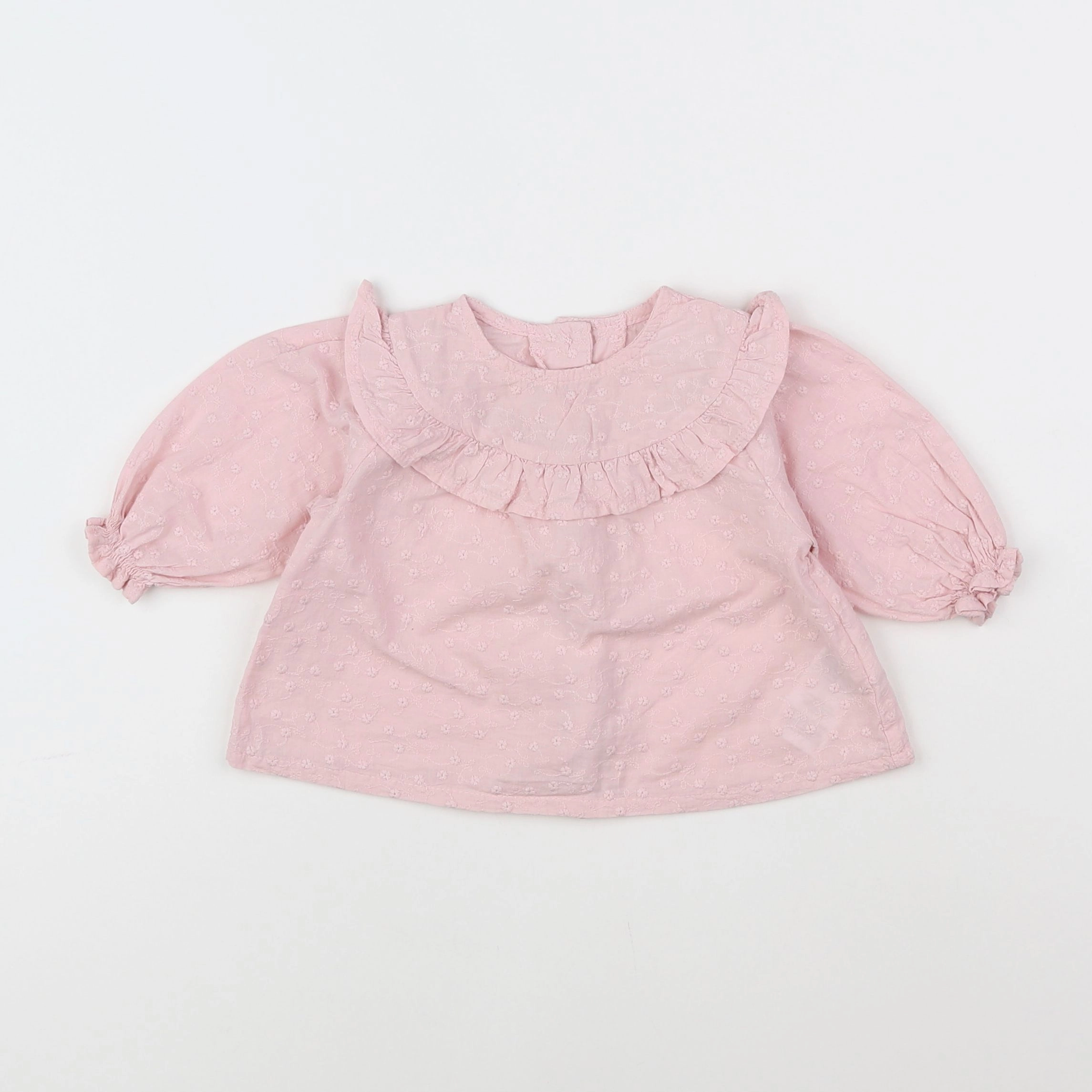 Vertbaudet - blouse rose - 3 mois