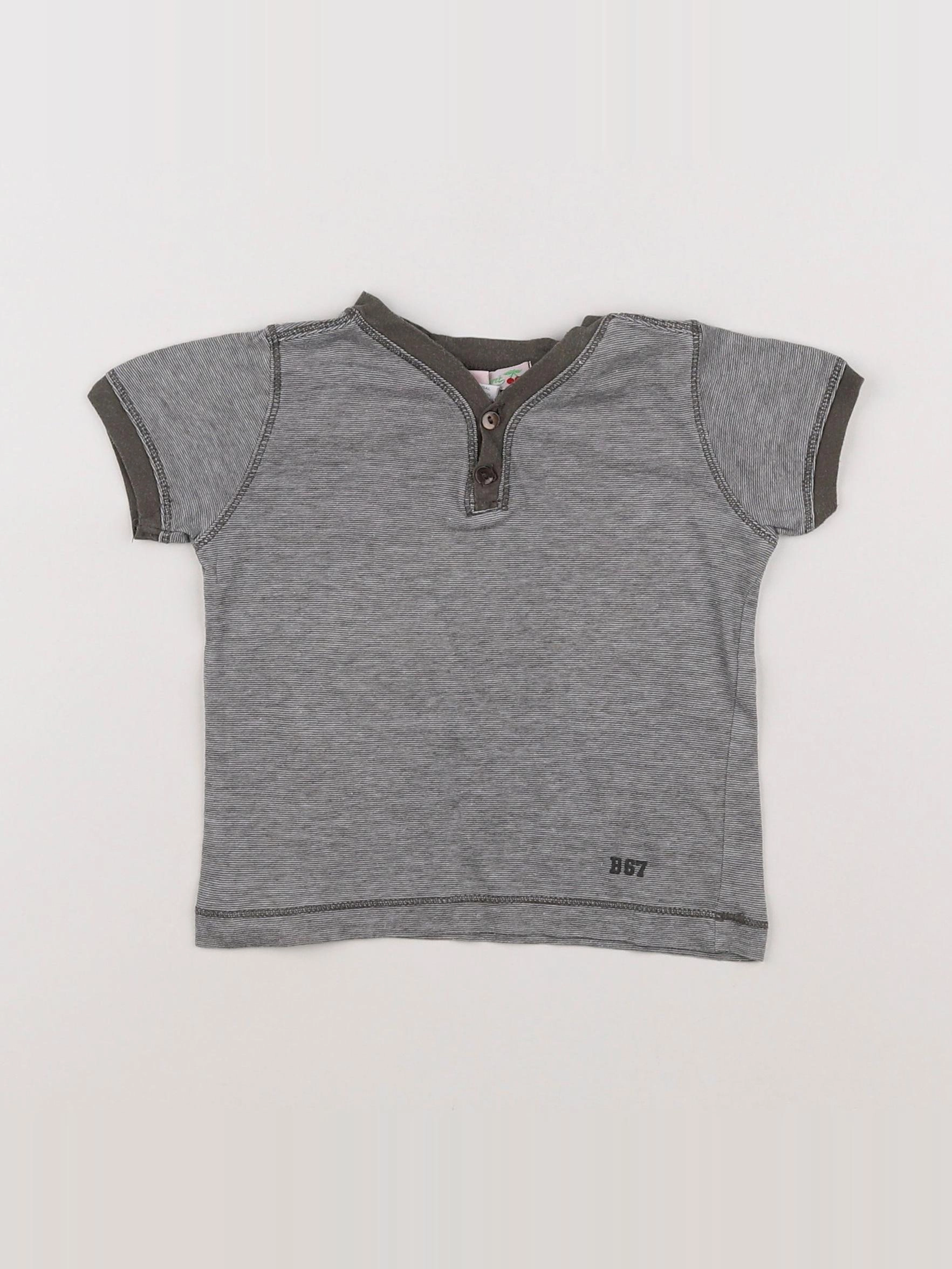 Bonpoint - tee-shirt marron - 12 mois