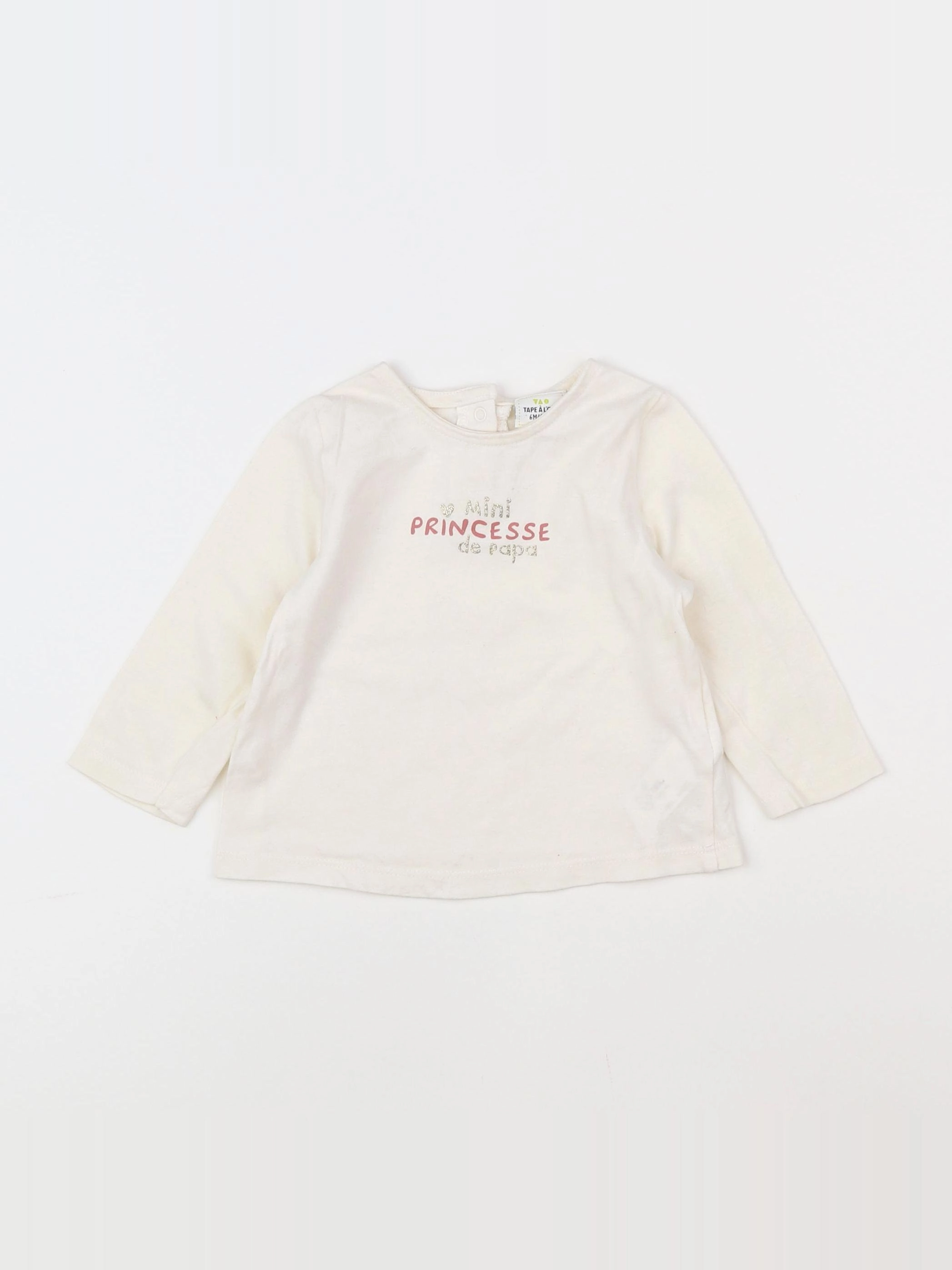 Tape à l'oeil - tee-shirt beige - 6 mois