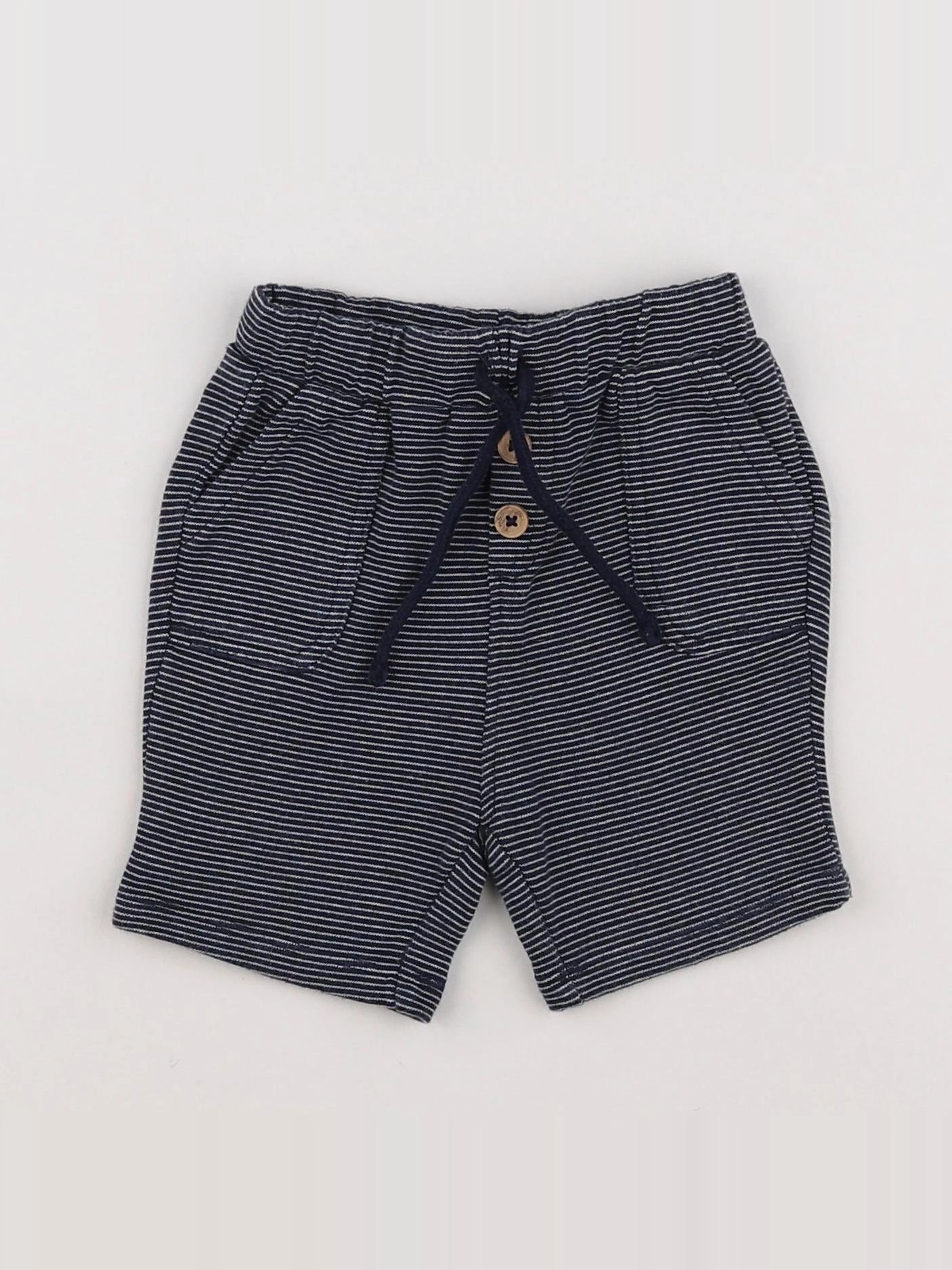 Tape à l'oeil - short blanc, bleu - 12 mois