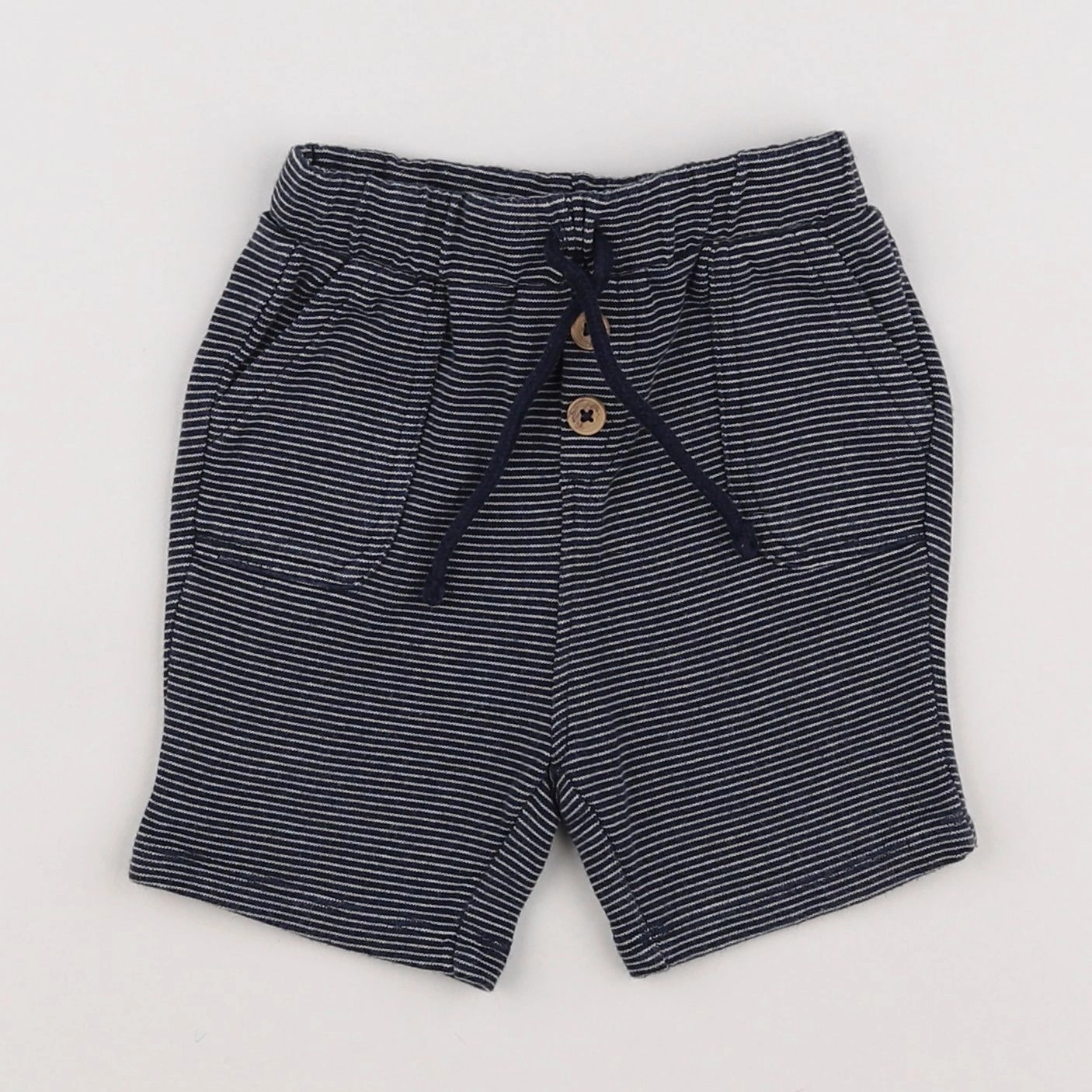 Tape à l'oeil - short blanc, bleu - 12 mois