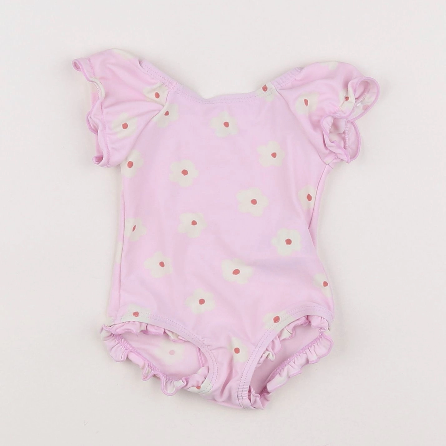 Vertbaudet - maillot de bain rose - 3 mois