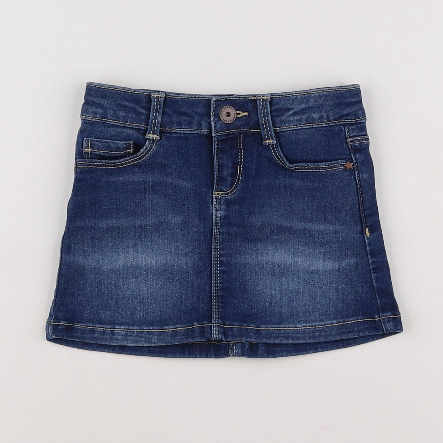 Vertbaudet - jupe bleu - 3 ans