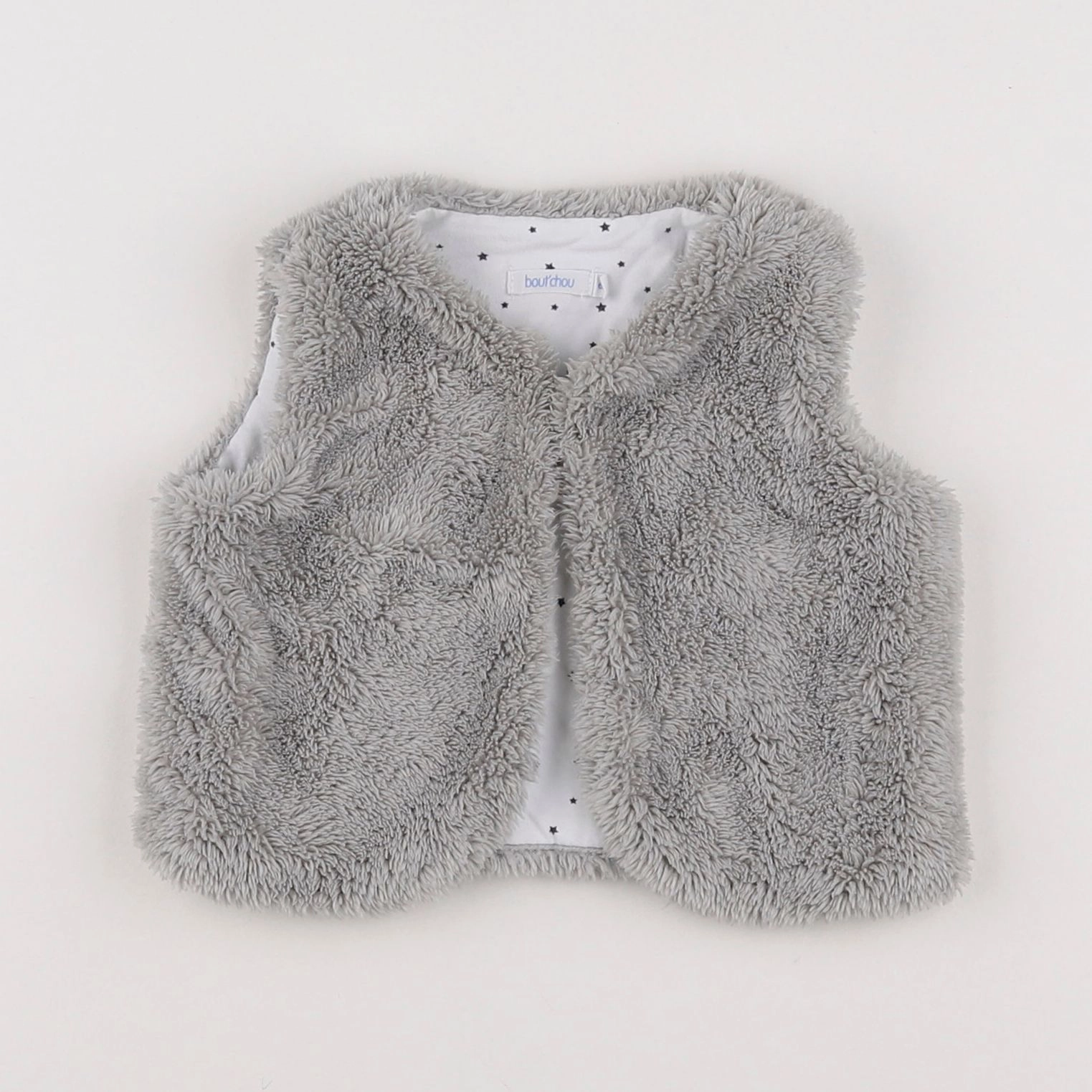 Boutchou - gilet gris - 6 mois