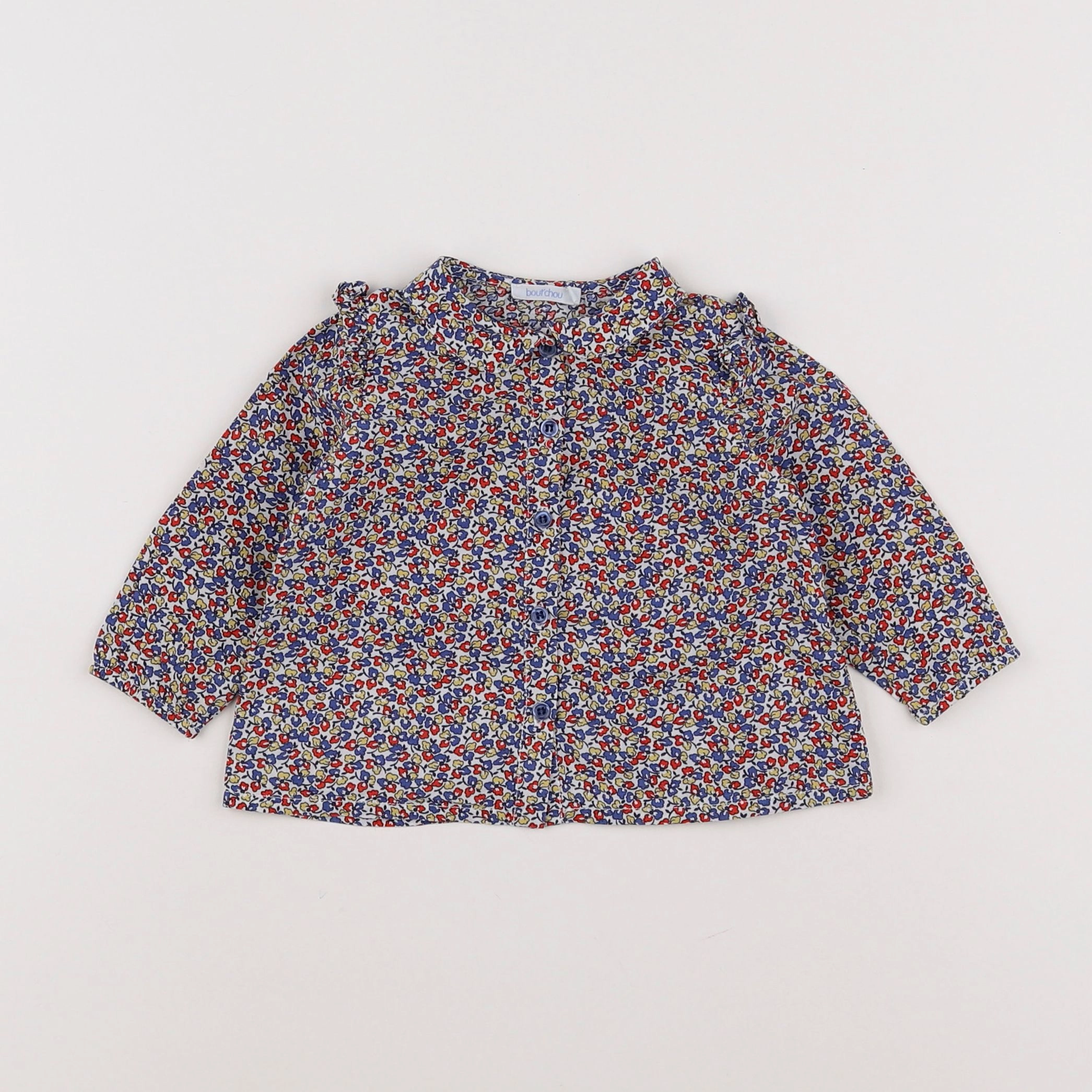 Boutchou - blouse multicolore - 6 mois