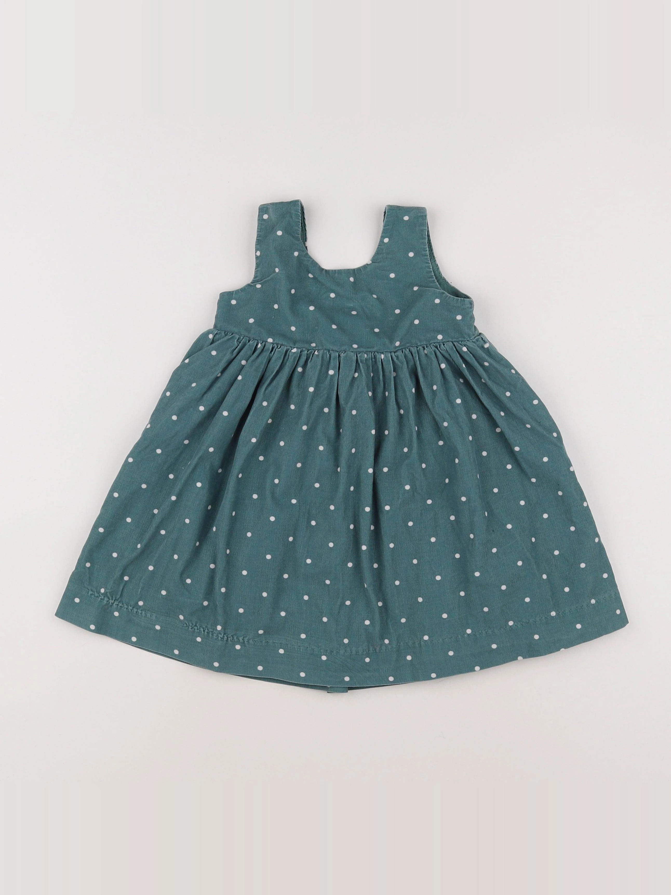 Natalys - robe vert - 12 mois