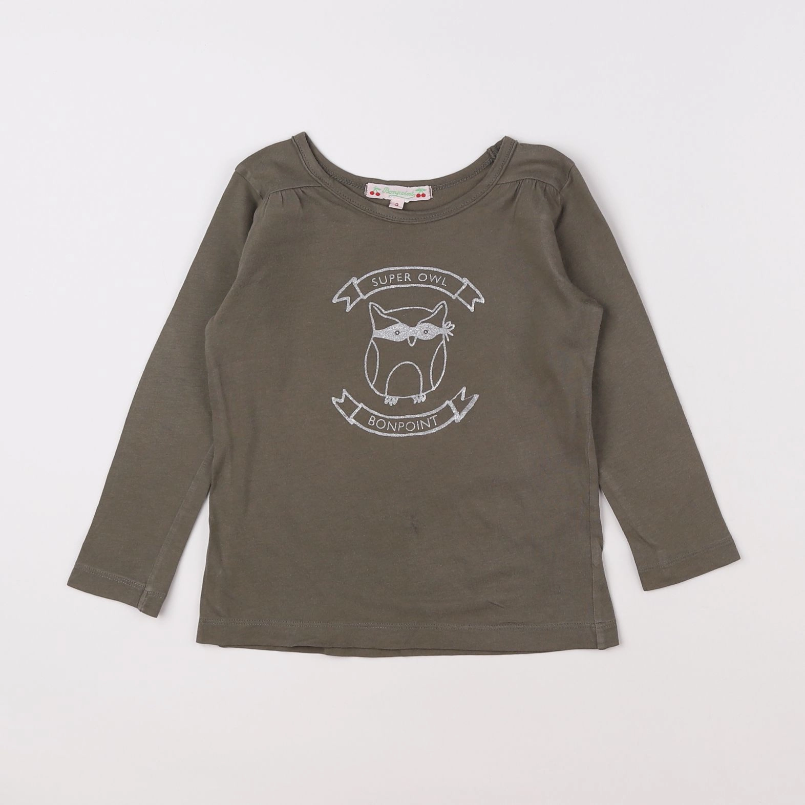 Bonpoint - tee-shirt vert, argent - 3 ans