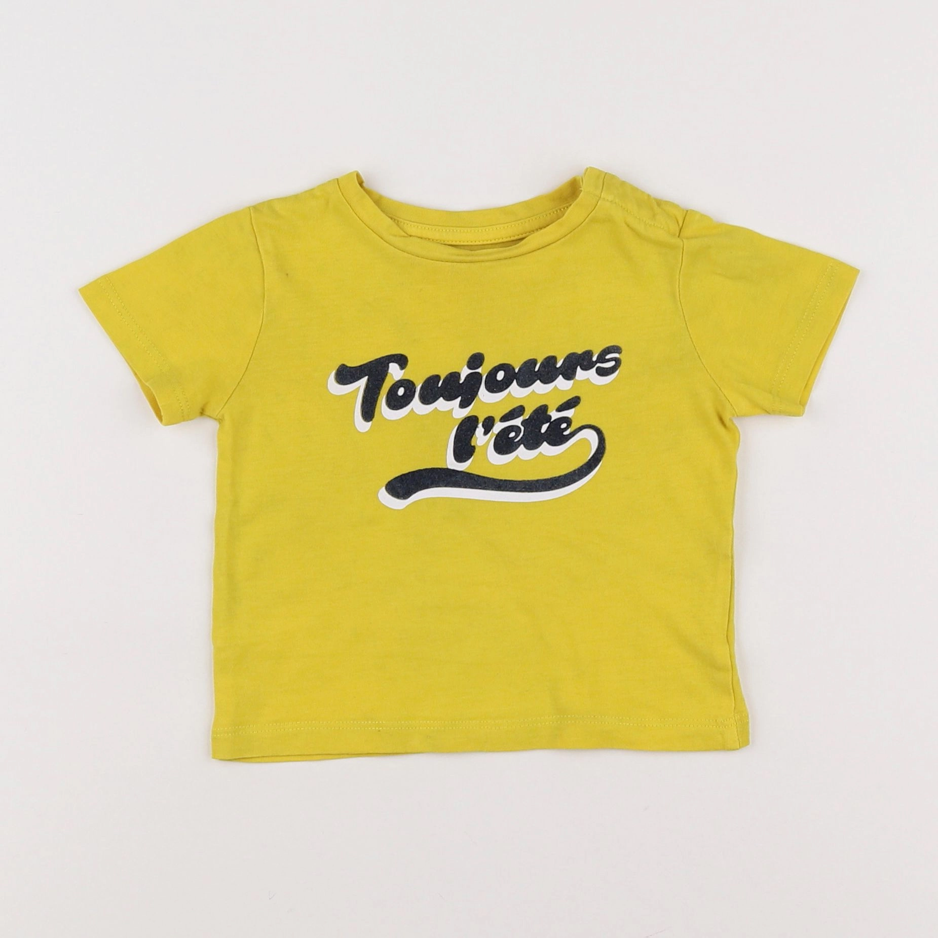 Boutchou - tee-shirt jaune - 9 mois