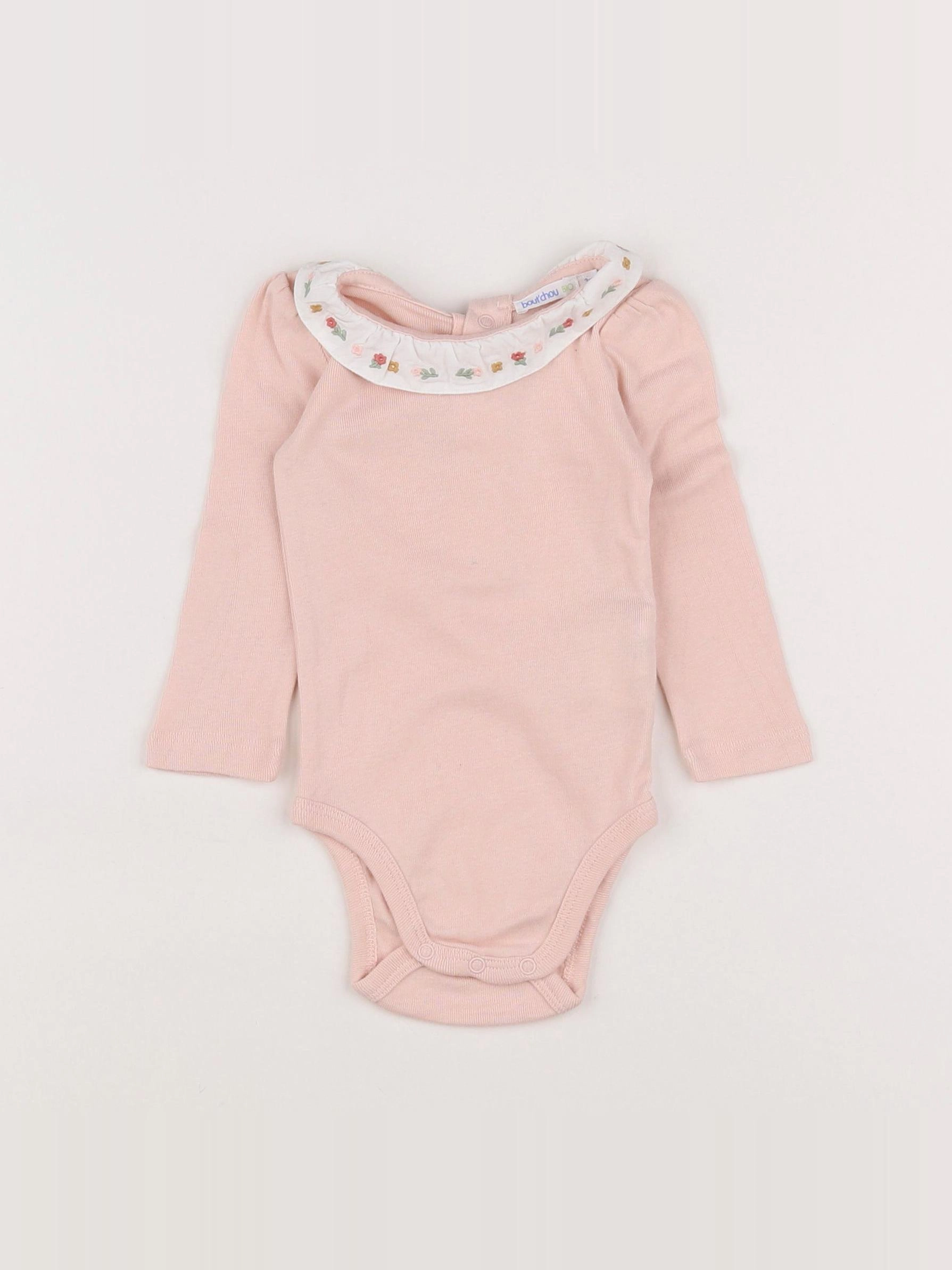 Boutchou - body à col rose - 3 mois