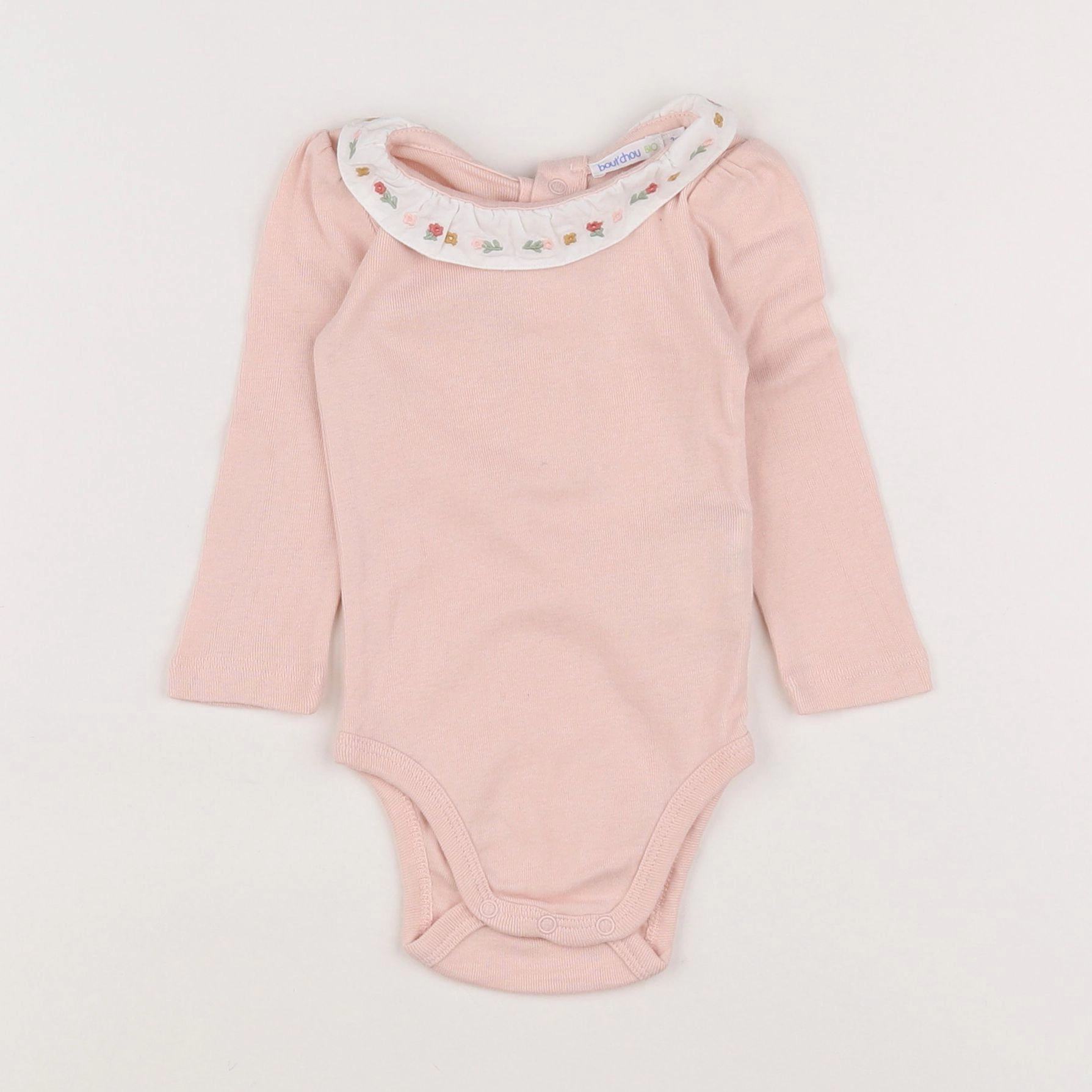 Boutchou - body à col rose - 3 mois